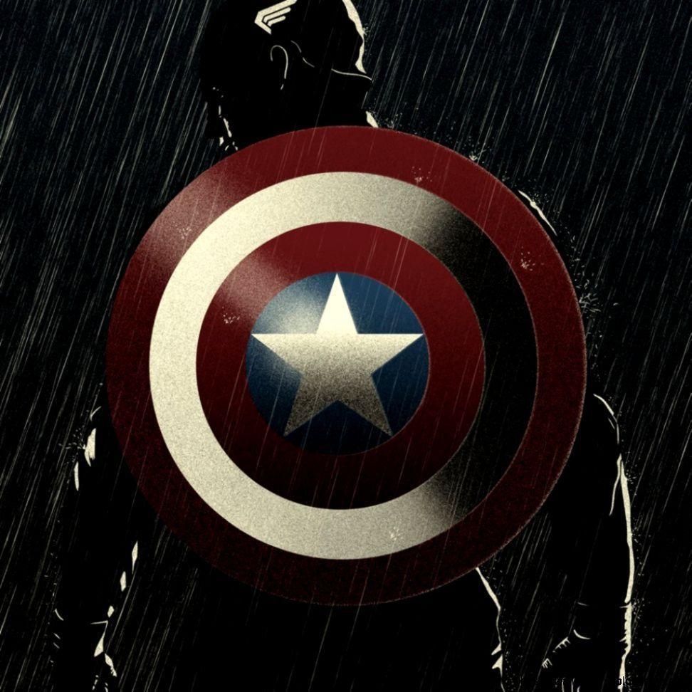 980x980 Captain America Shield Wallpaper HD, Phone