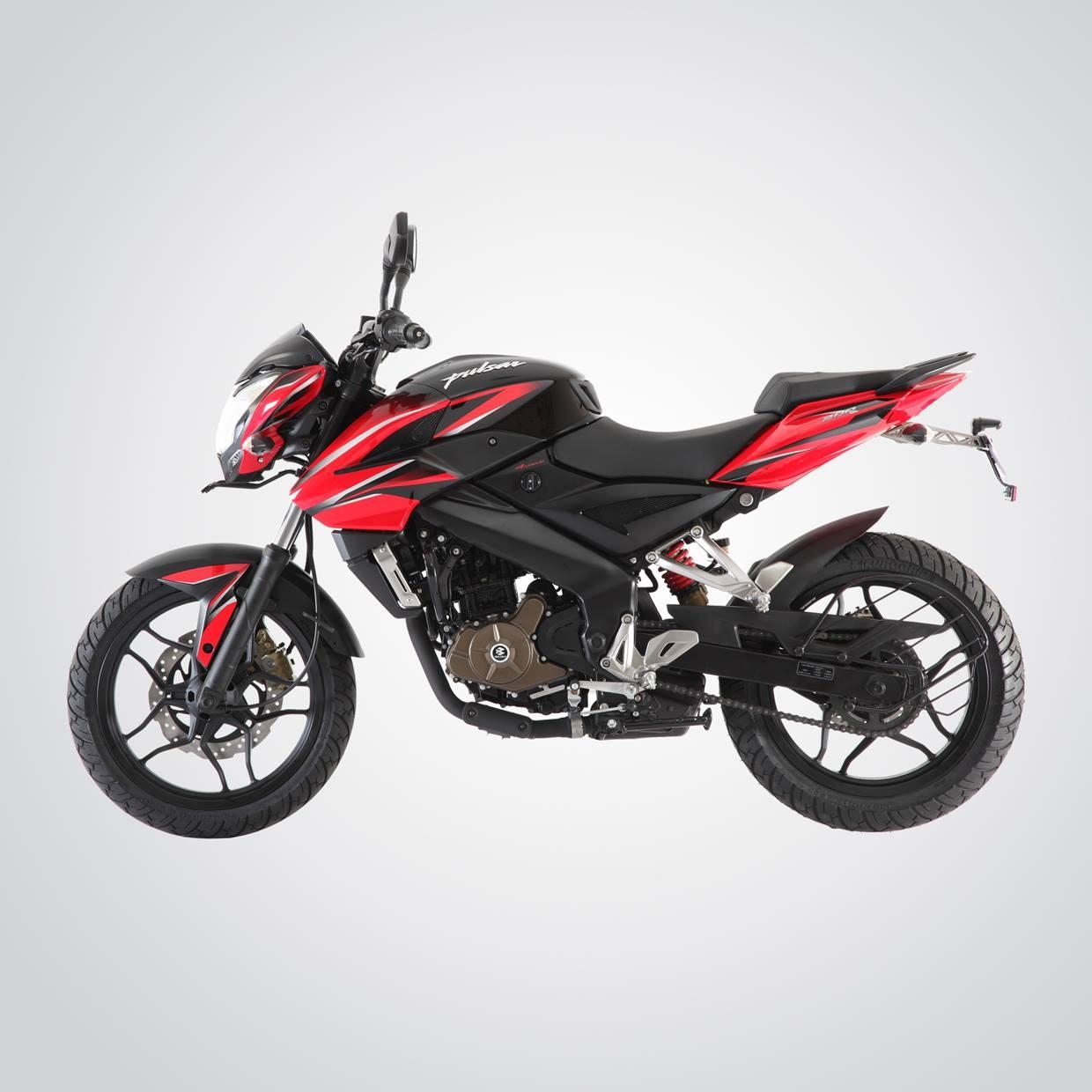 1240x1240 Bajaj Pulsar 200NS In 'Red And Black' Dual Tone Paint Finish, Phone