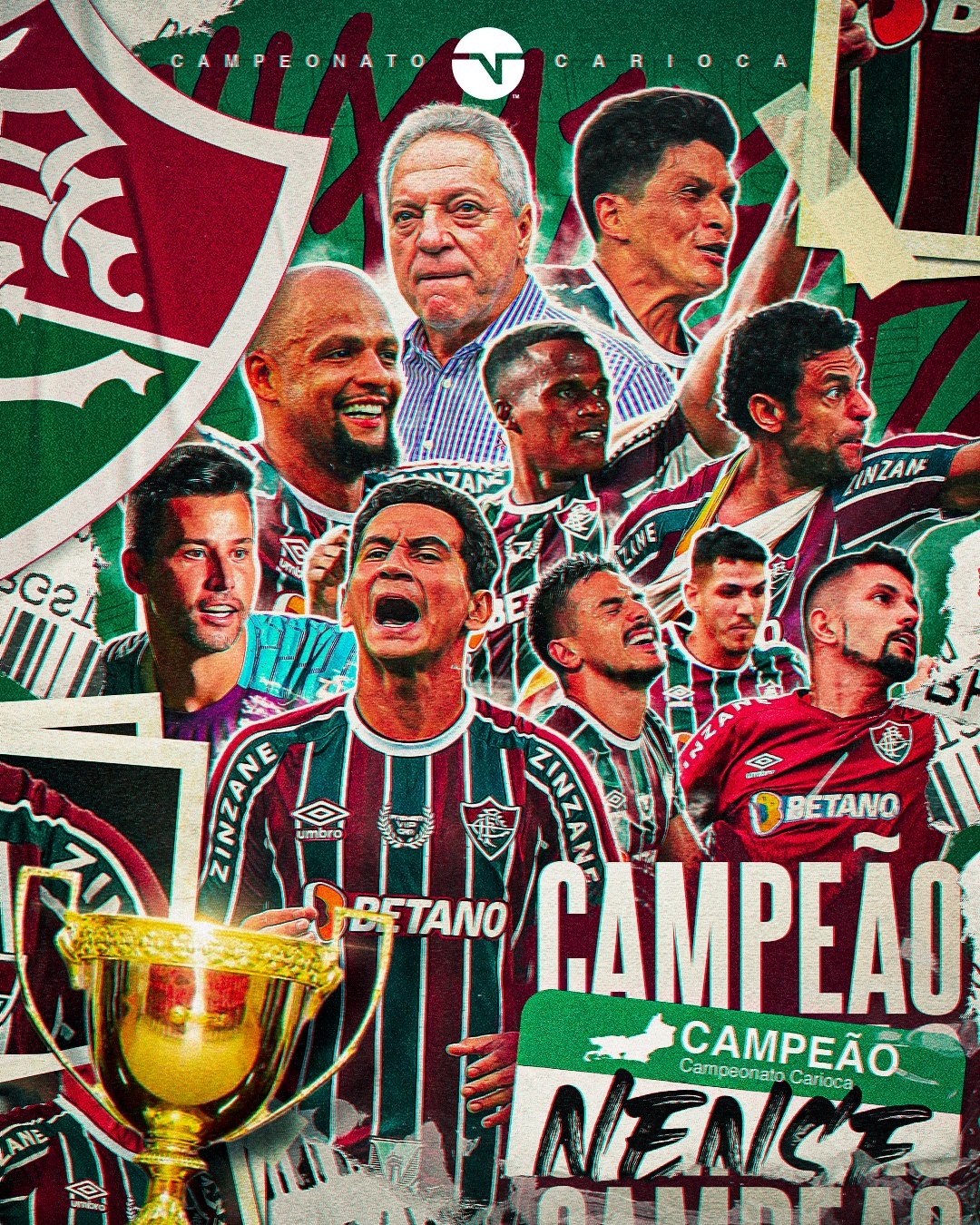 1080x1350 TNT Sports BR!!!! O FLUMINENSE SUPERA O FLAMENGO E CONQUISTA O SEU 32º TÍTULO CARIOCA! PODE COMEMORAR, TRICOLOR!!!! É CAMPEÃO!!!!, Phone