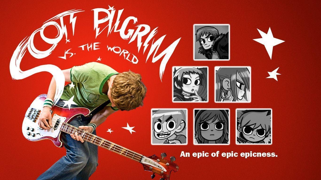 1370x770 Scott Pilgrim Movie Comic Wallpaper Pilgrim Vs The World, Desktop