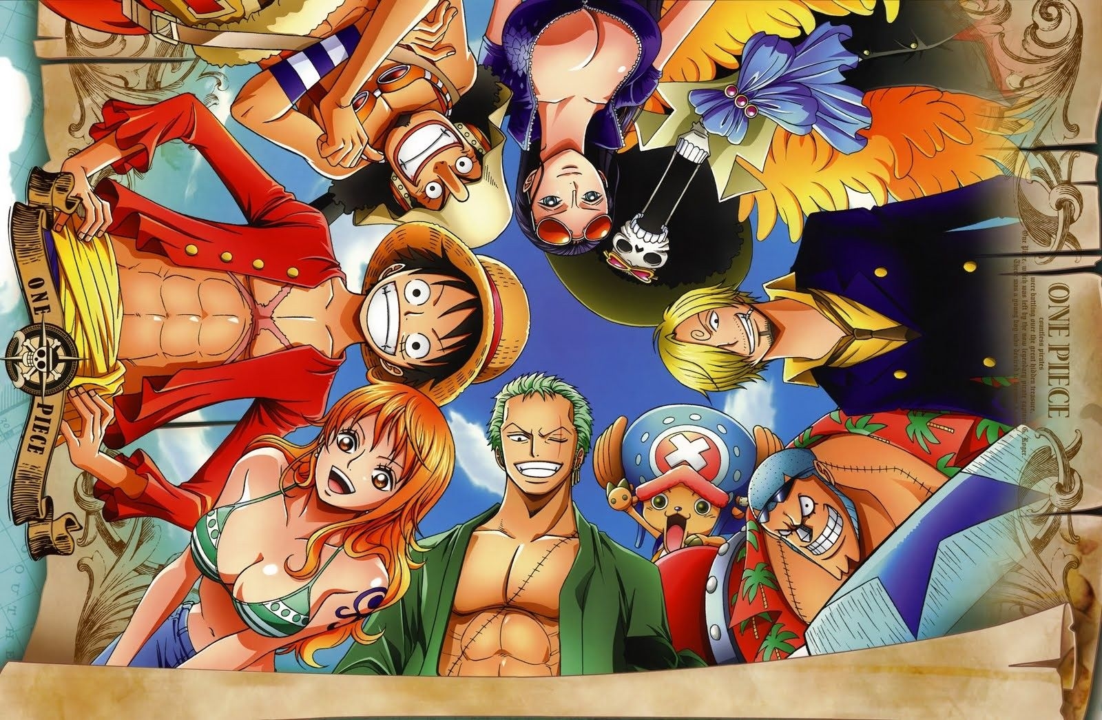 1600x1050 #Straw Hat Pirates, #One Piece, #Brook, #Franky, #Usopp, #Nico Robin, #Tony Tony Chopper, #Sanji, #Roronoa Zoro, #Monkey D. Luffy, wallpaper. Mocah.org HD Wallpaper, Desktop