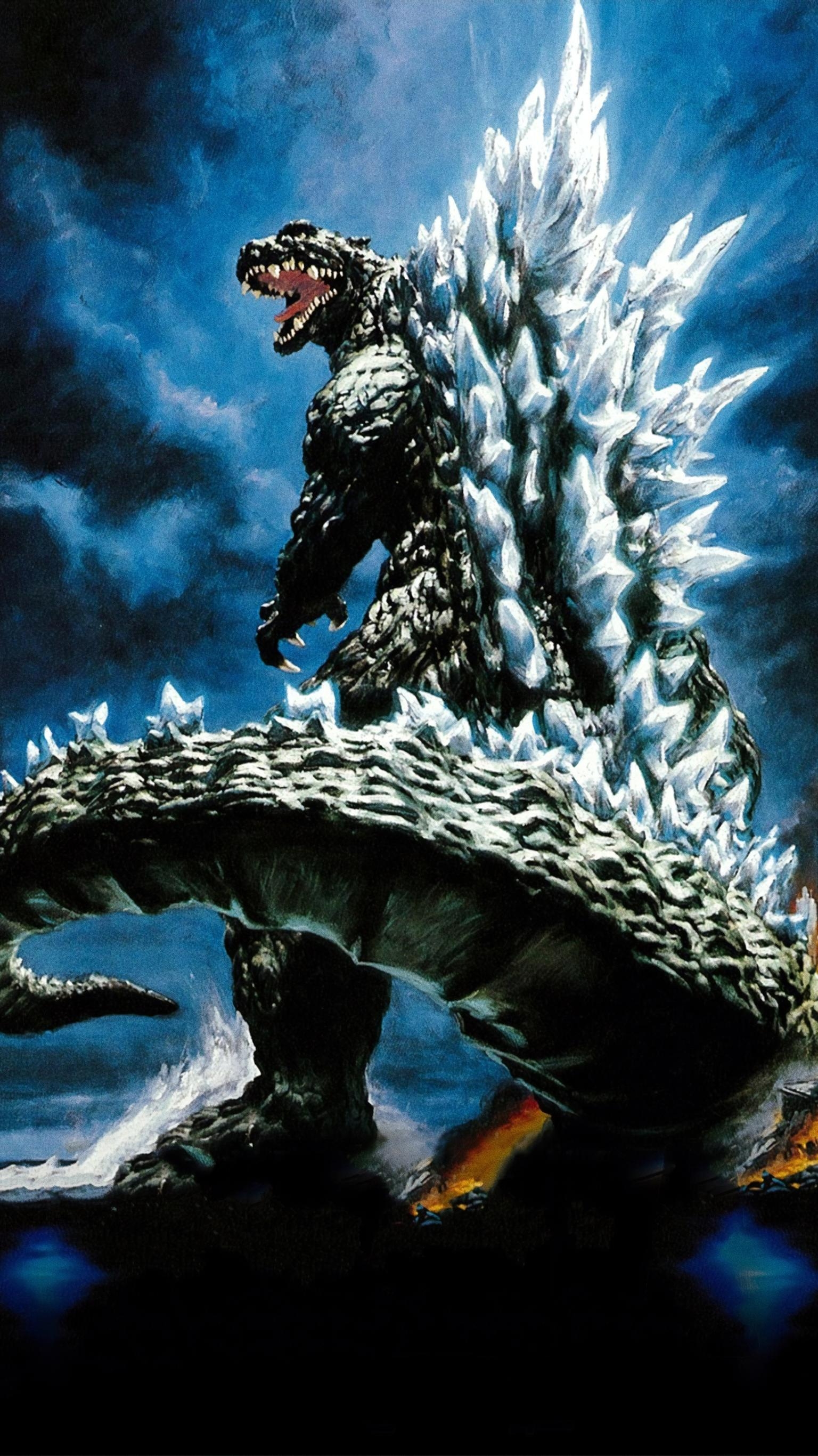 1540x2740 Cool Godzilla 2000 Wallpaper Free Cool Godzilla 2000 Background, Phone