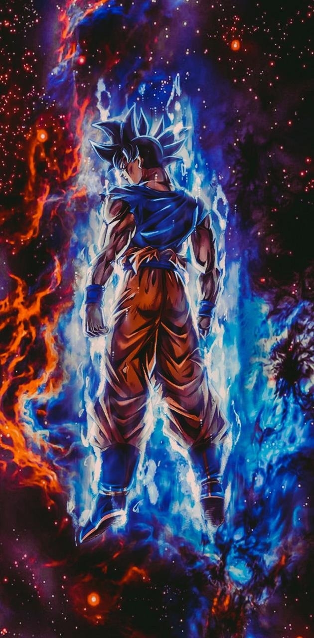 630x1280 Goku artwork Wallpaper Download, Phone