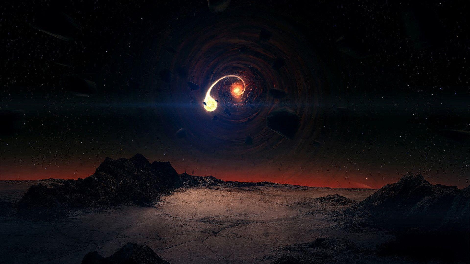 1920x1080 Black Hole Wallpaper. Black Hole Background, Desktop