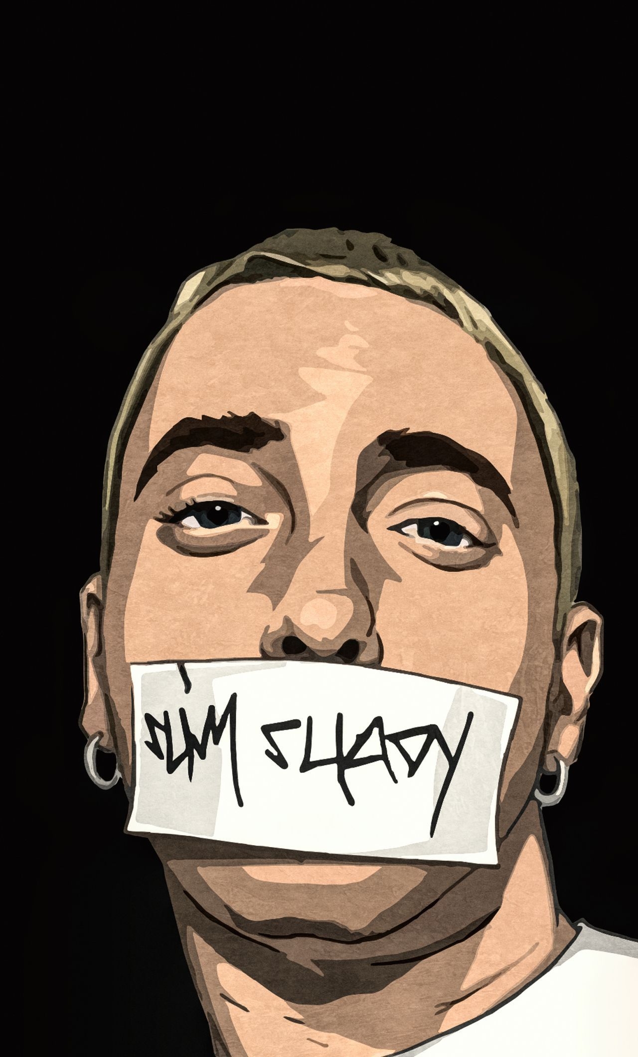 1280x2120 Eminem Cartoon Wallpaper Free Eminem Cartoon Background, Phone