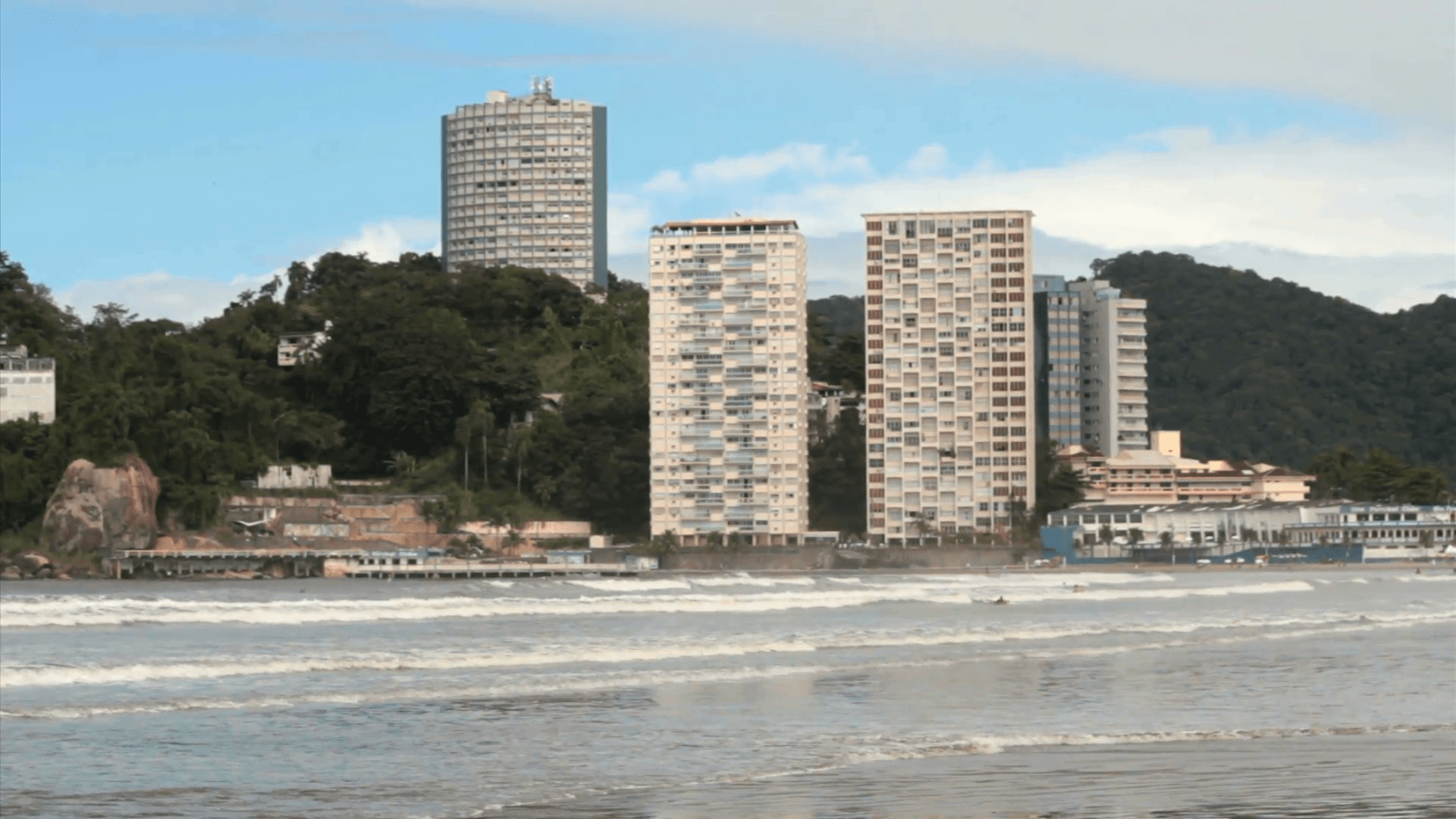 1920x1080 View of the city. Santos, São Paulo, Brazil. Sao Paulos litoral, Desktop