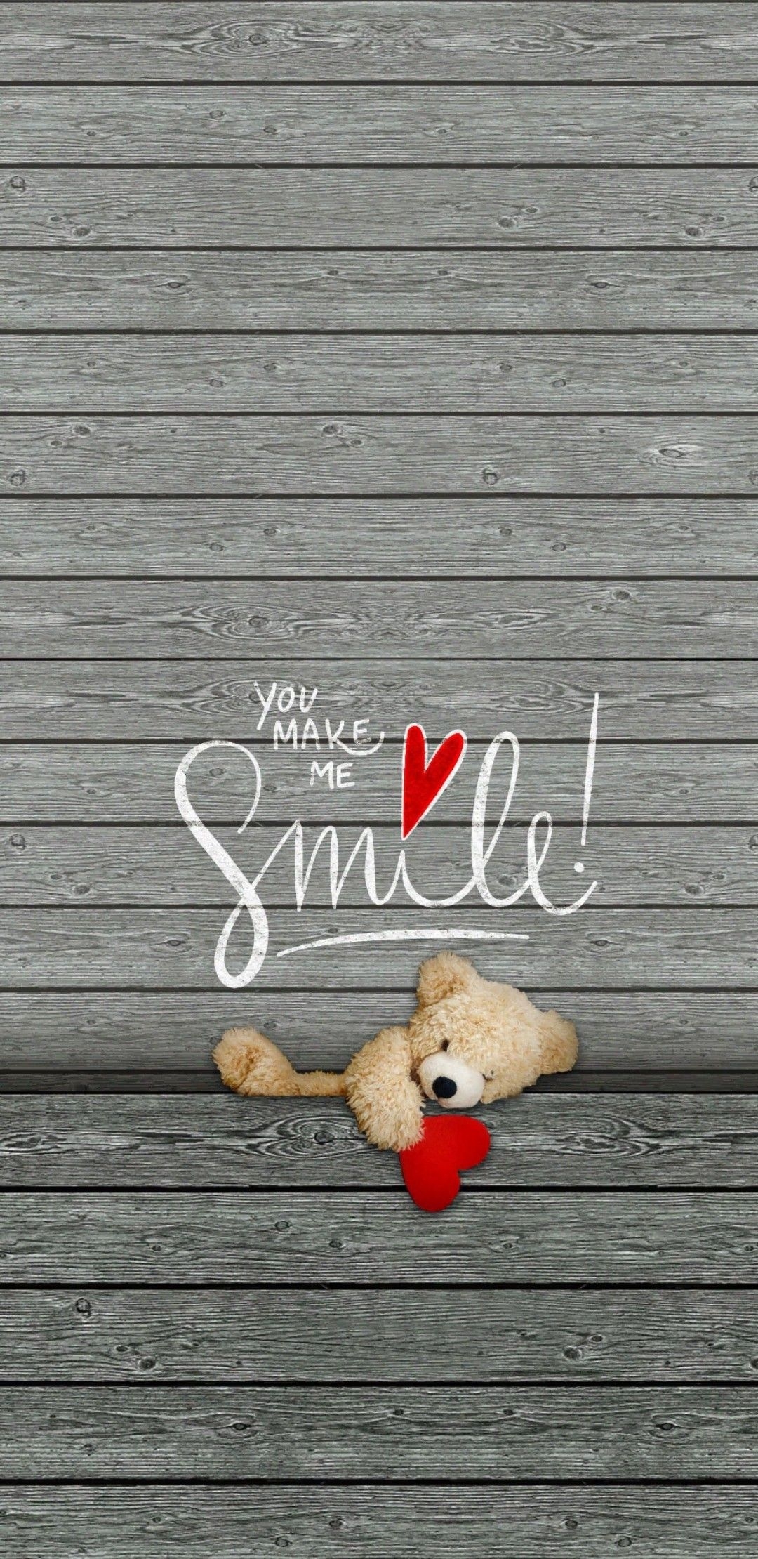 1080x2220 Teddy Bear Wallpaper. Smile wallpaper, iPhone background, iPhone wallpaper, Phone