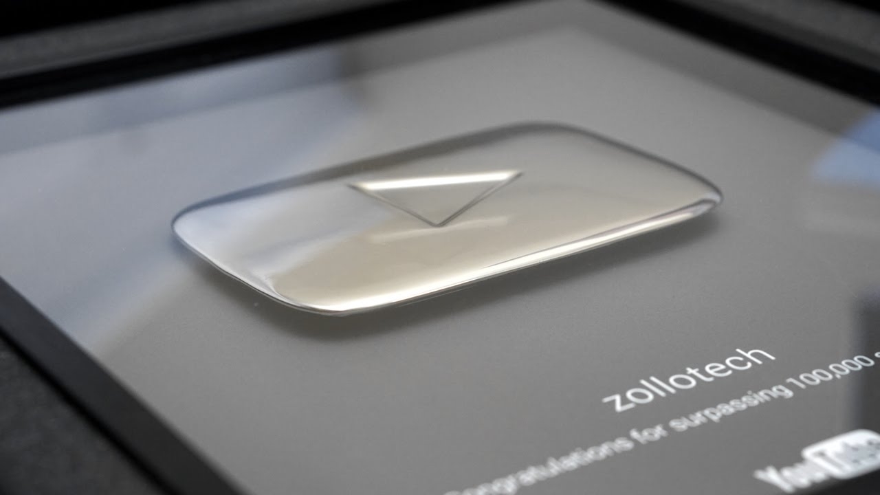 1280x720 YouTube Silver Play Button Unboxing, Desktop