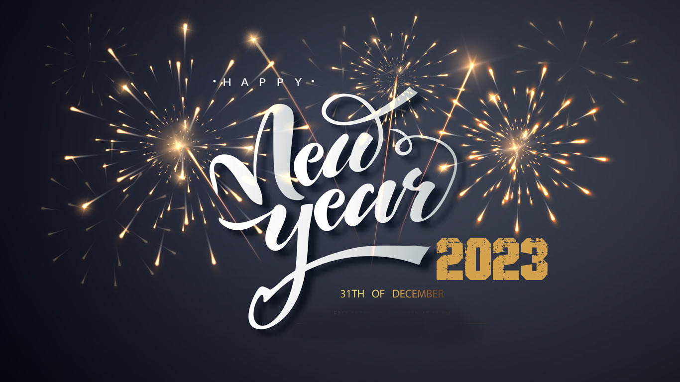 1370x770 Happy New Year 2023 Wishes Image for WhatsApp FB Download, Desktop