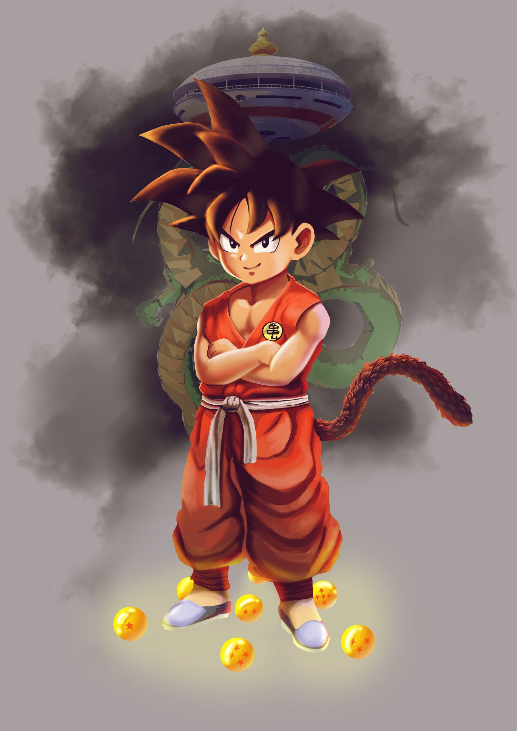 1800x2550 Best Kid Goku iPhone Wallpaper, Phone