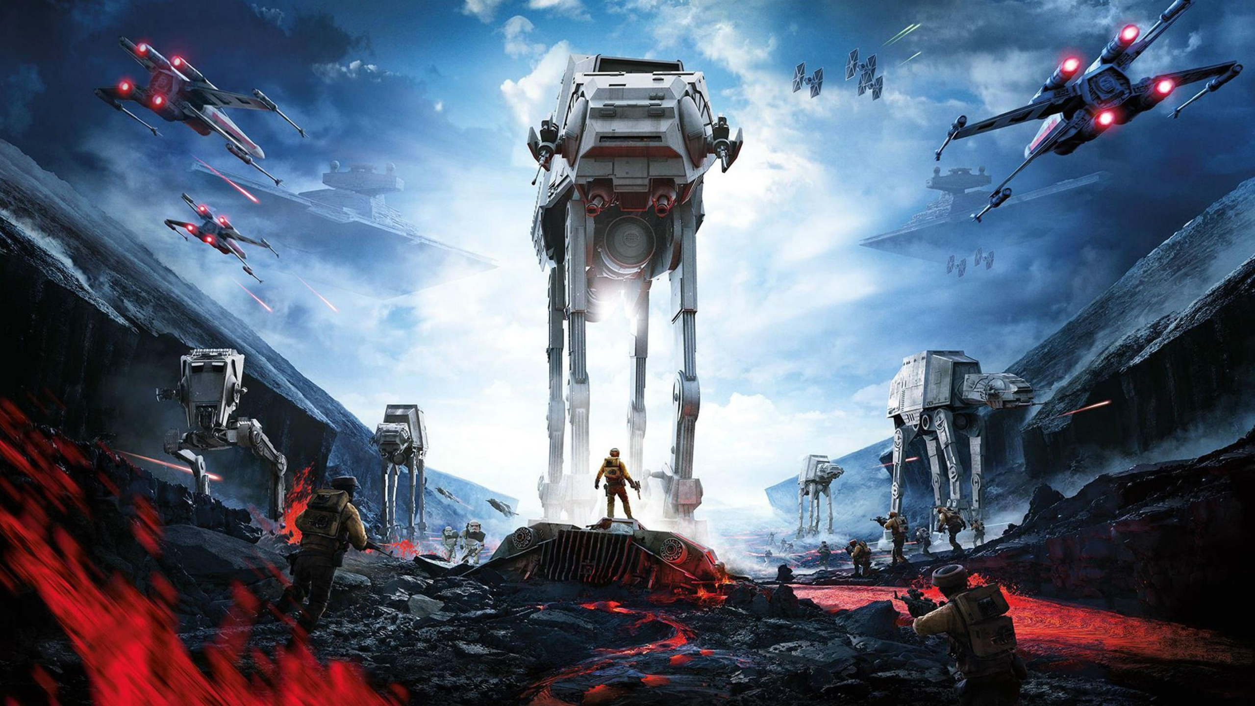 AT-AT Walker, Star Wars Wallpaper, 2560x1440, Star Wars Series