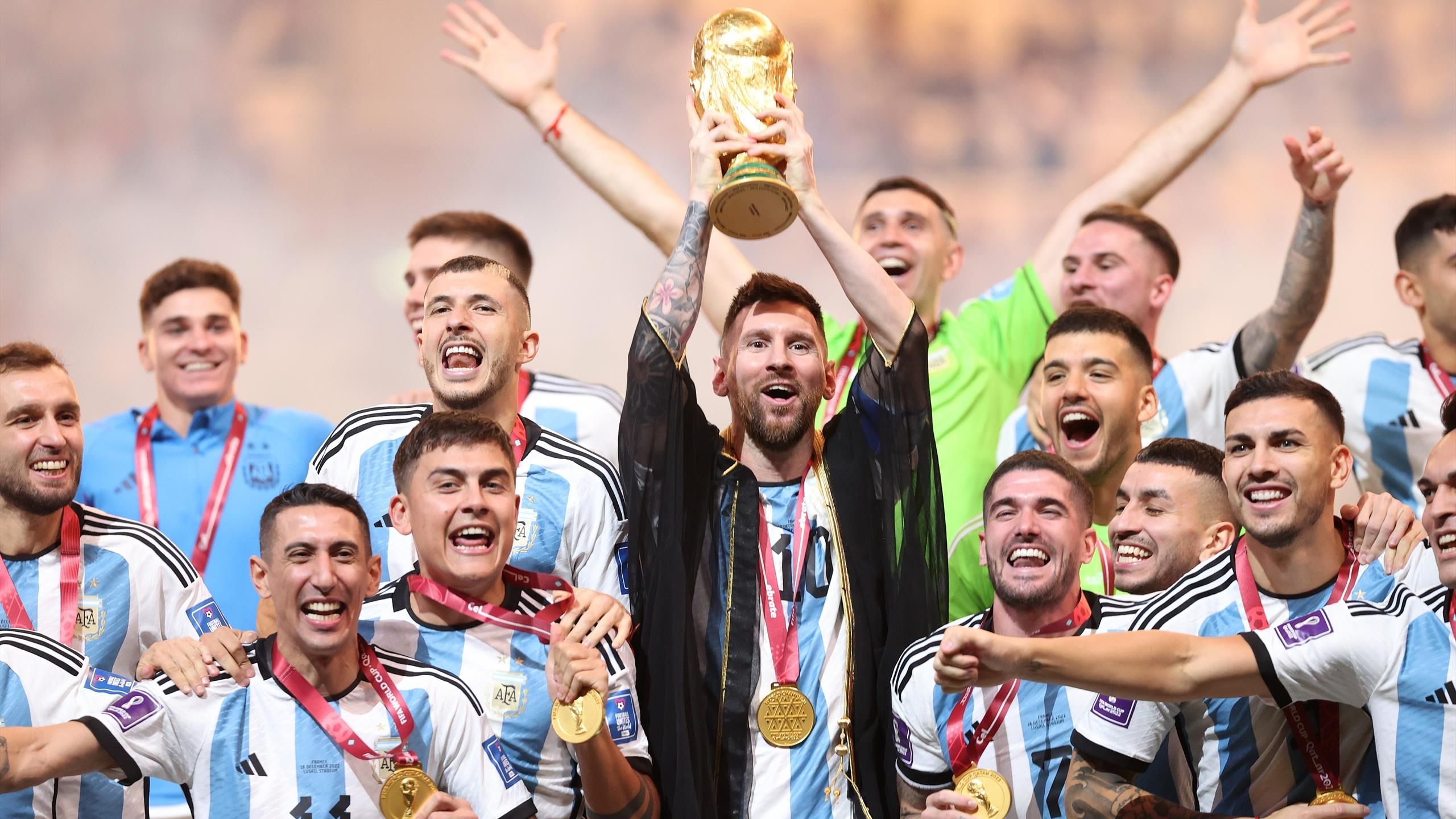 2560x1440 Lionel Messi and Argentina grab World Cup 2022 glory after penalties in final thriller with France, Desktop