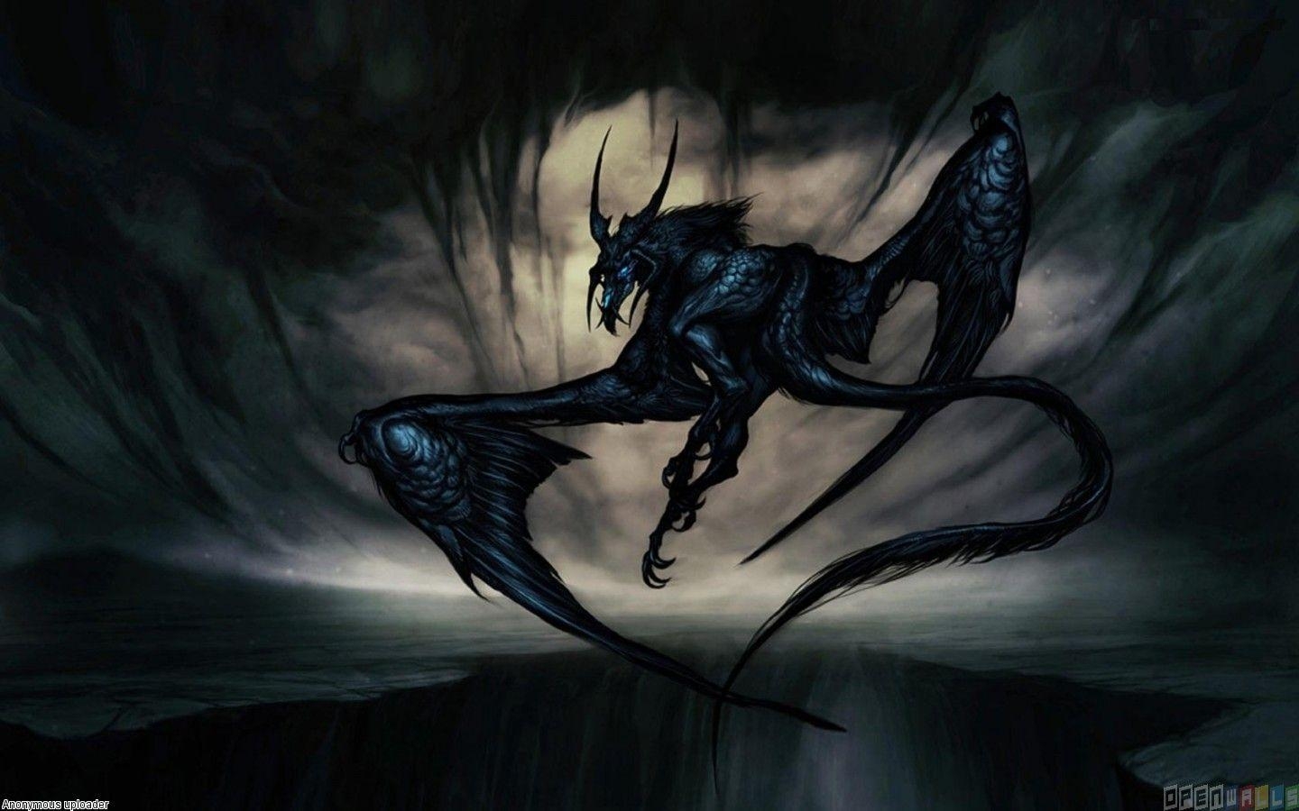 1440x900 Dark dragon wallpaper, Desktop