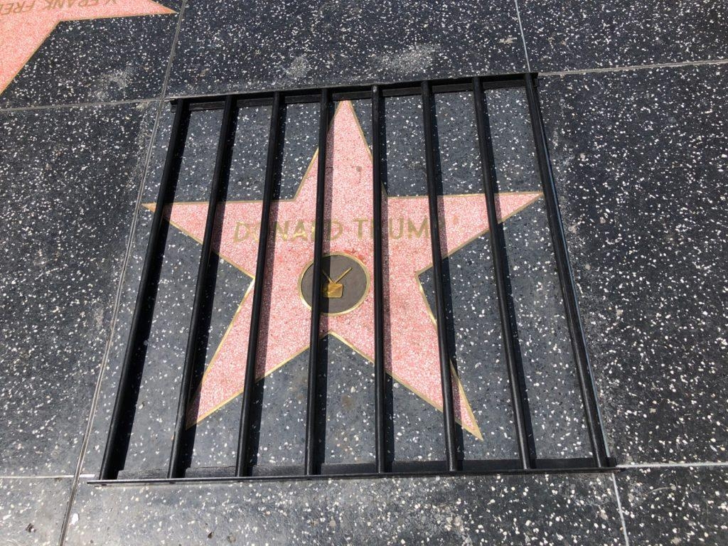 1030x770 Walk of Shame? A Guerrilla Artist Put Donald Trump's Hollywood Star, Desktop