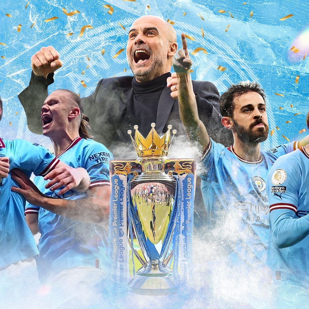 1080x1080 Man City crowned Premier League champions as Pep Guardiola's men take giant step closer to spectacular Treble. The US Sun, Phone