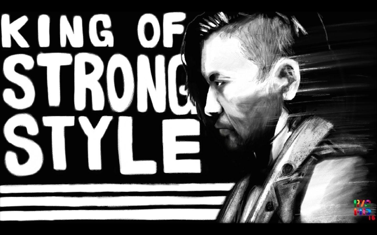 1440x900 KING OF STRONG STYLE SHINSUKE NAKAMURA SPEED PAINT, Desktop