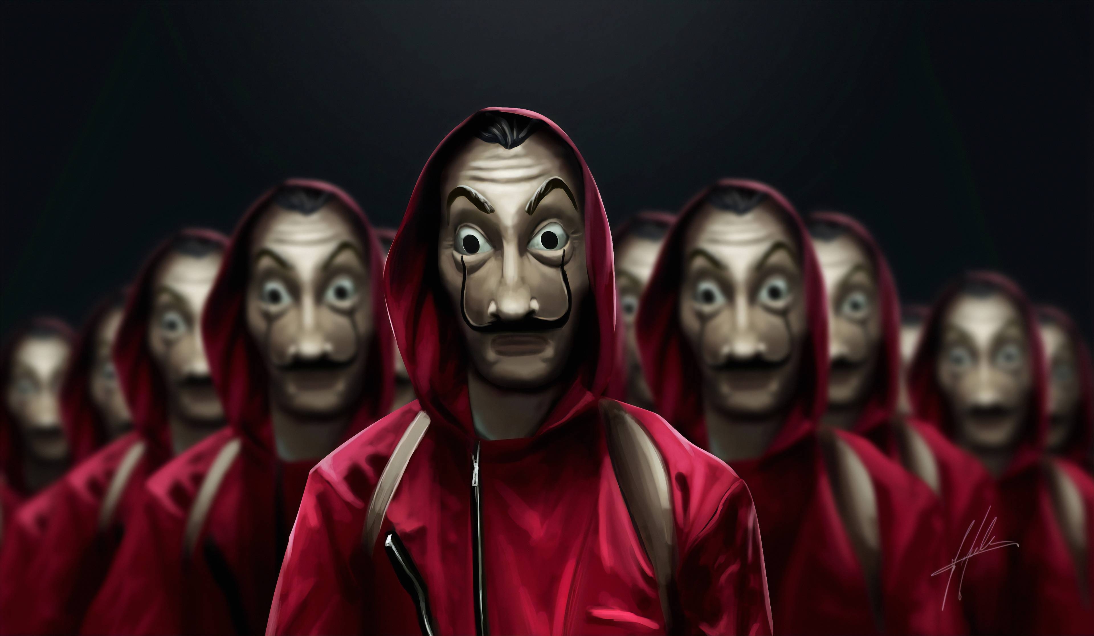 3840x2240 iPhone Money Heist Wallpaper HD, Desktop