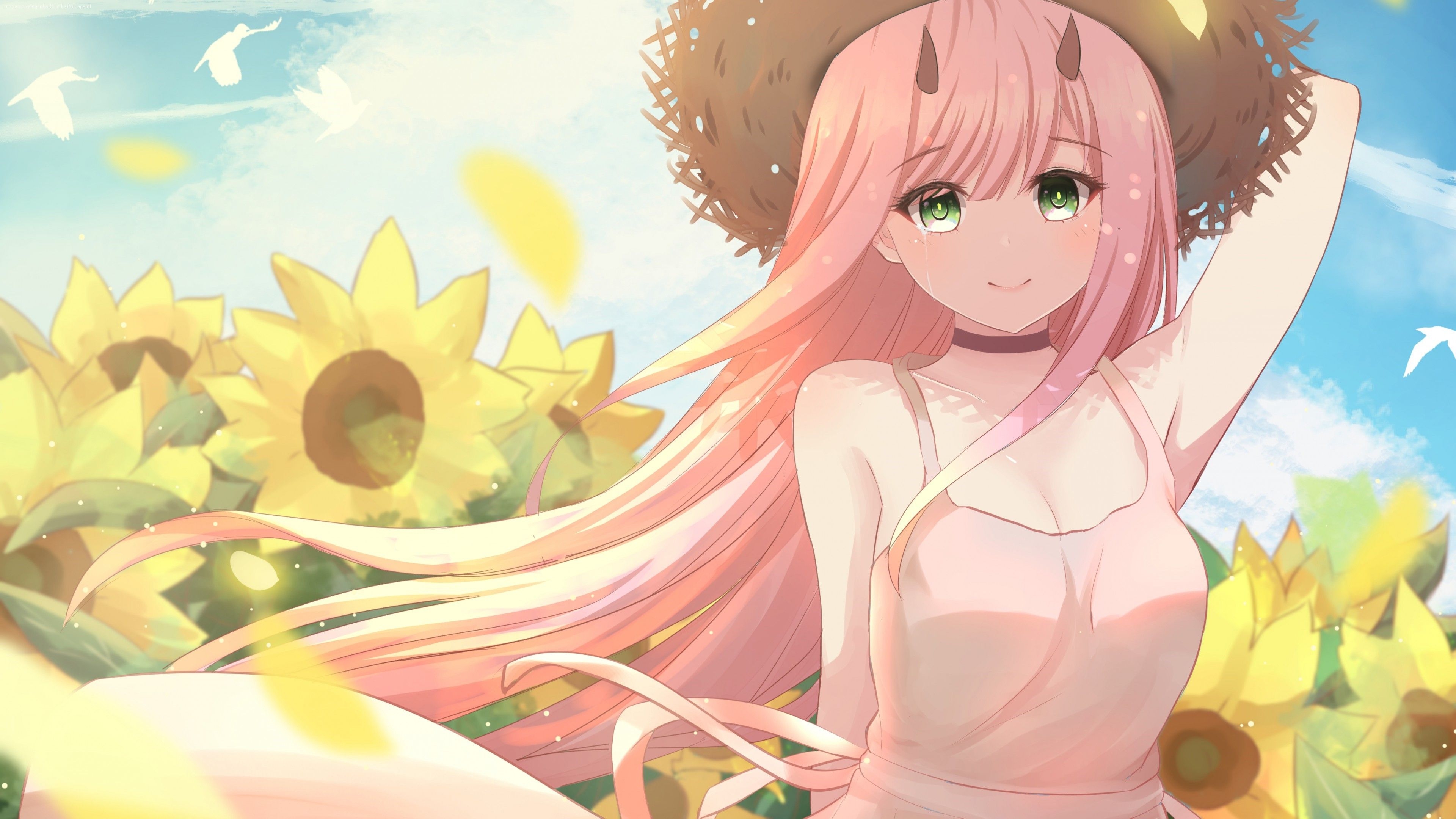 3840x2160 Zero Two Desktop Wallpaper, Desktop