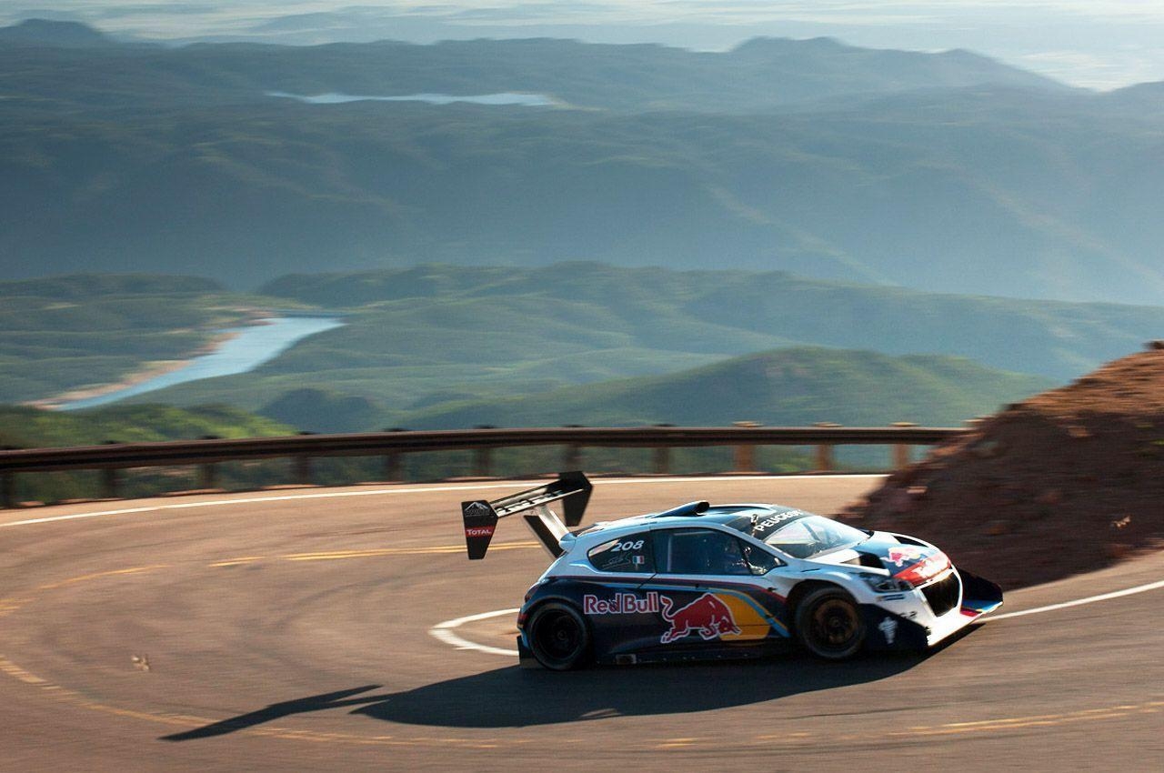 1280x850 Sebastien Loeb&;s Peugeot 208 T16 at Pikes Peak Photo Gallery, Desktop