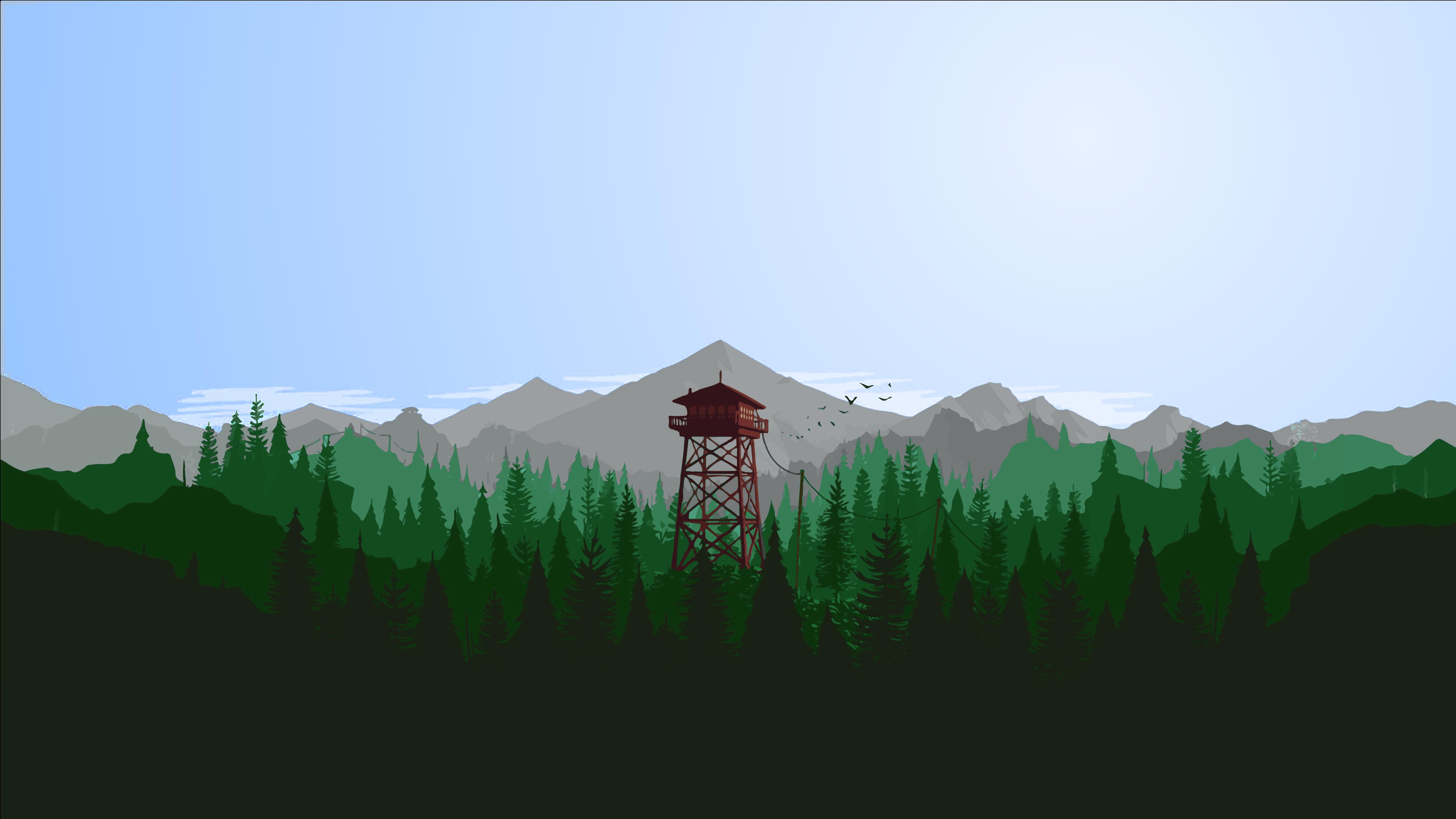 5120x2880 Firewatch 4K wallpaper for your desktop or mobile screen free and easy to download, Desktop