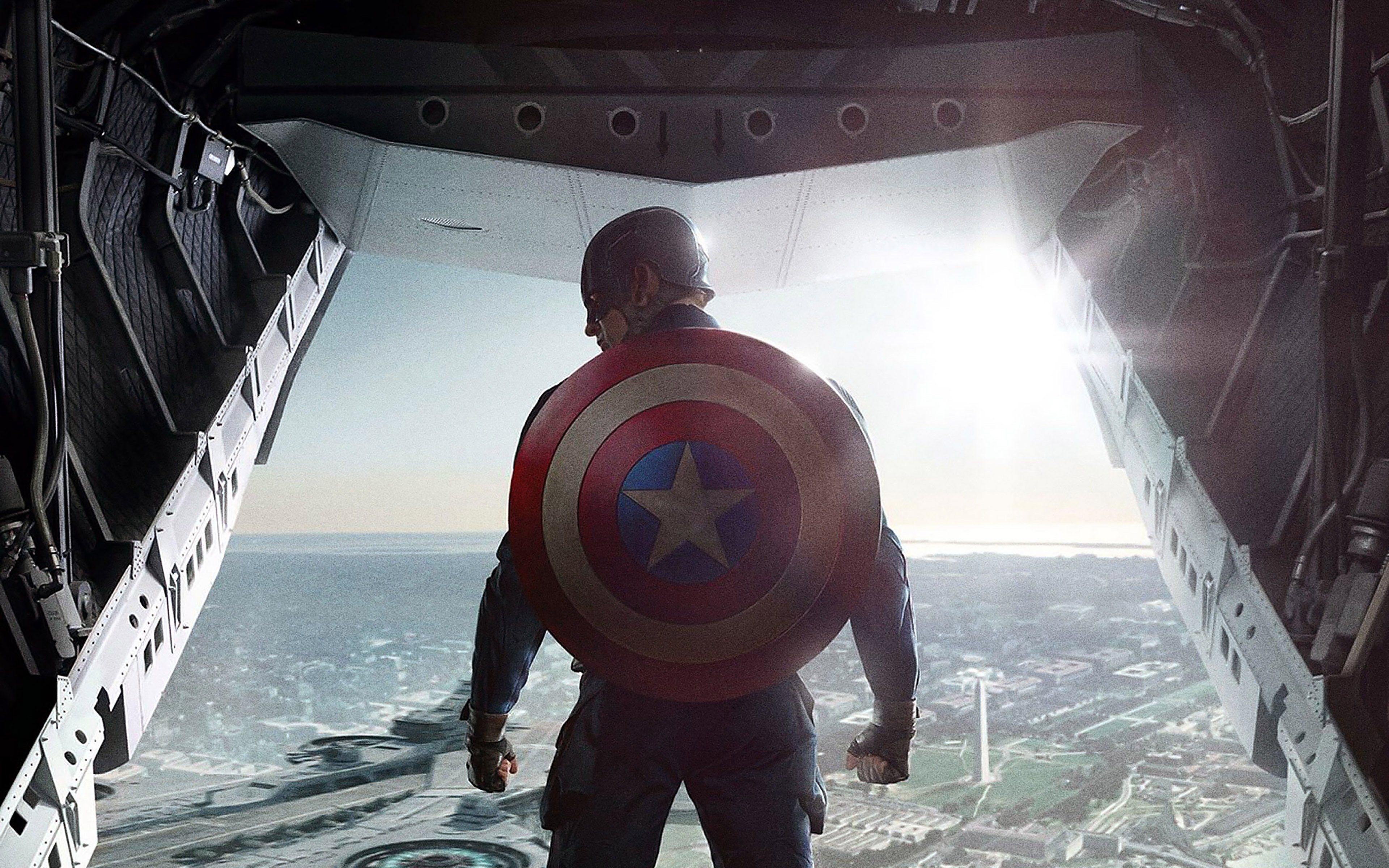 3840x2400 I Love Papers. wallpaper captain america soldier face film hero, Desktop