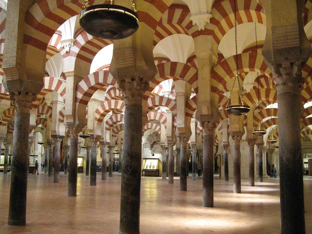 1030x770 Cordoba Grand Mosque and columns. from, Desktop