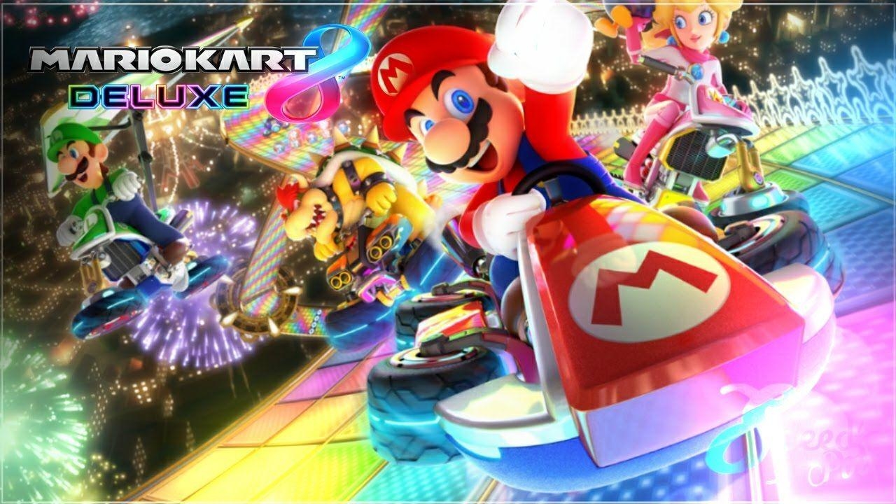 1280x720 mario kart 8 deluxe wallpaper speedart +Download link, Desktop