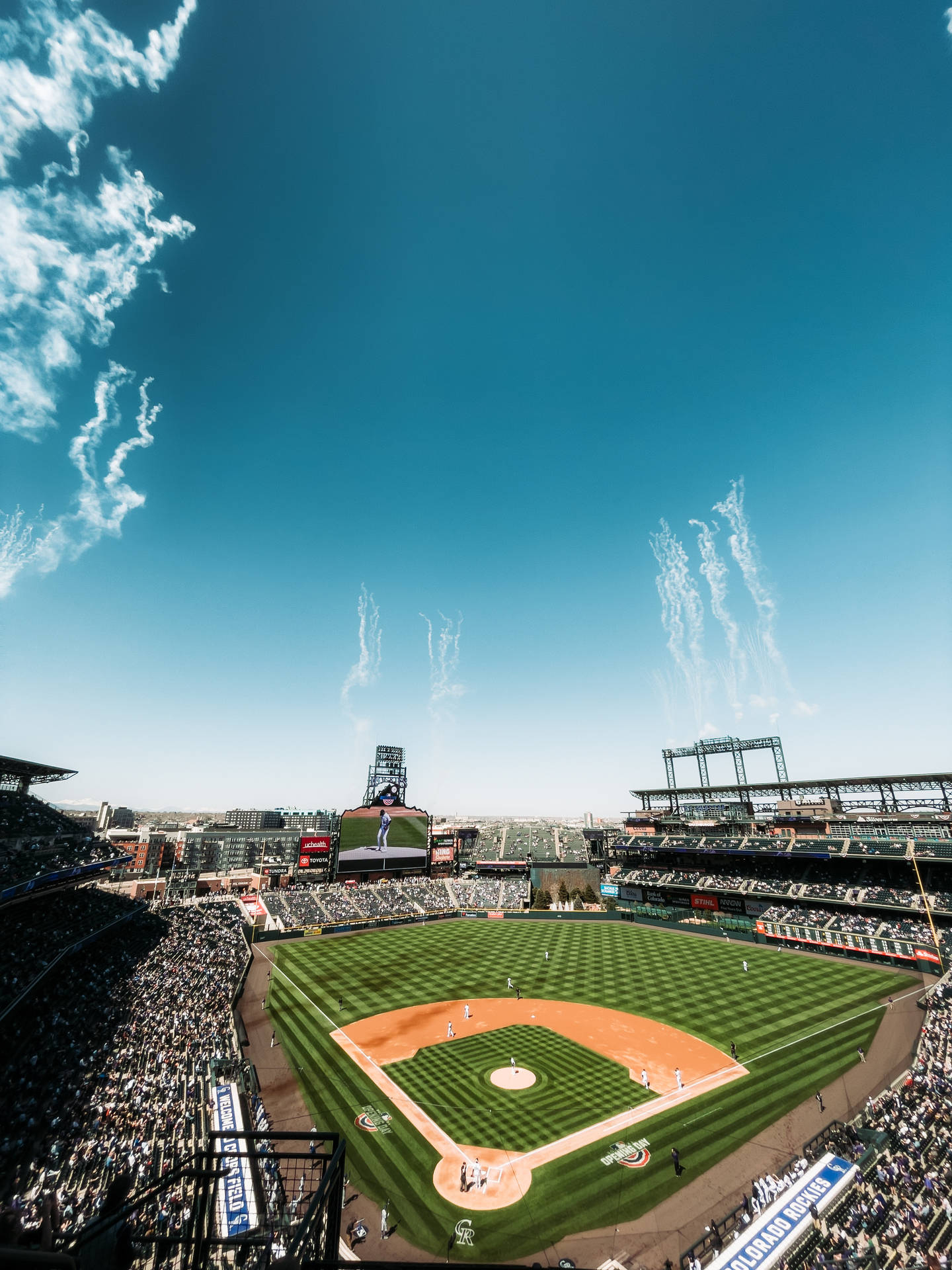 1440x1920 Download MLB Colorado Baseball Stadium Wallpaper, Phone