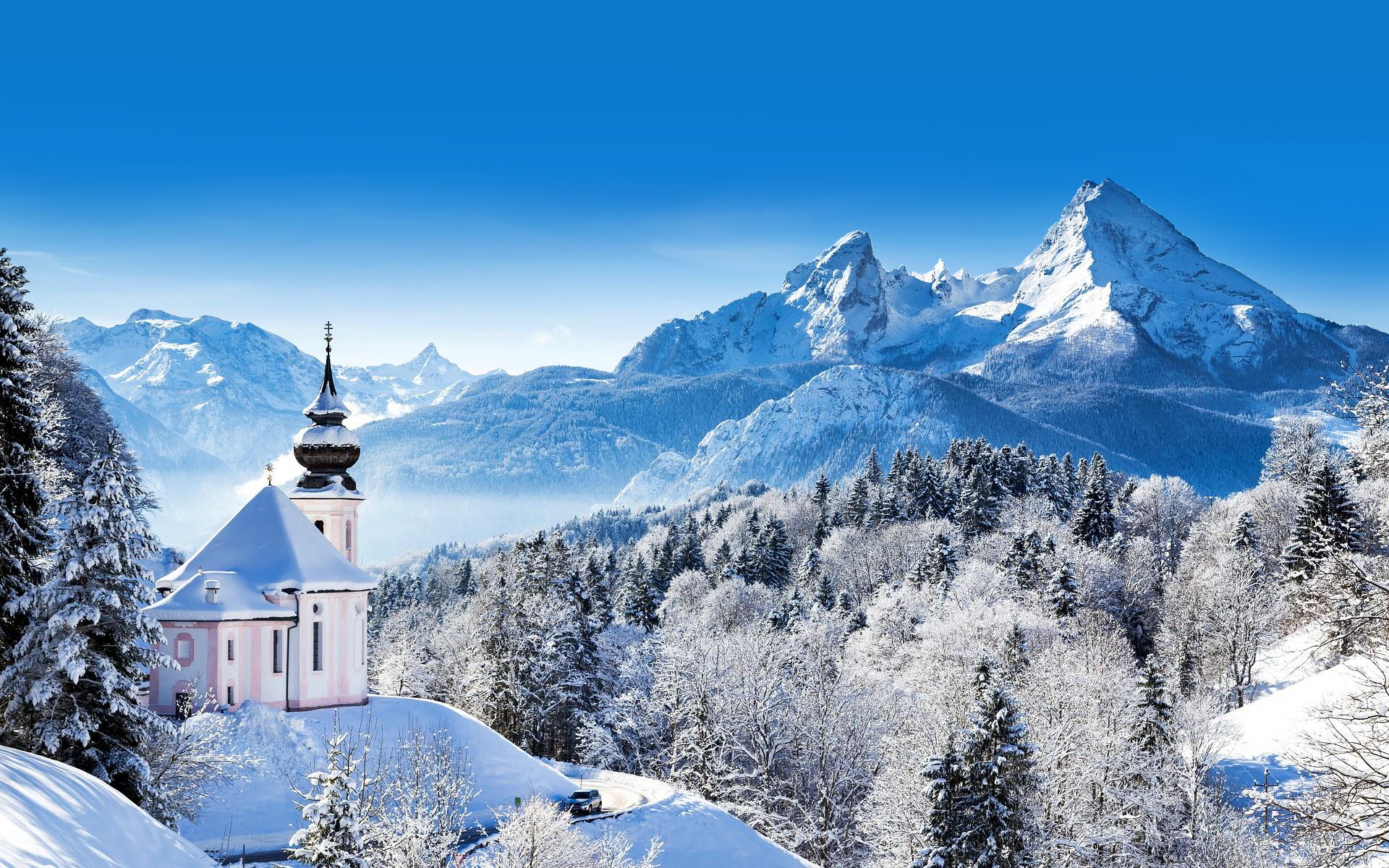 1920x1200 Daily Wallpaper: Winter in Berchtesgaden, Germany. I Like, Desktop