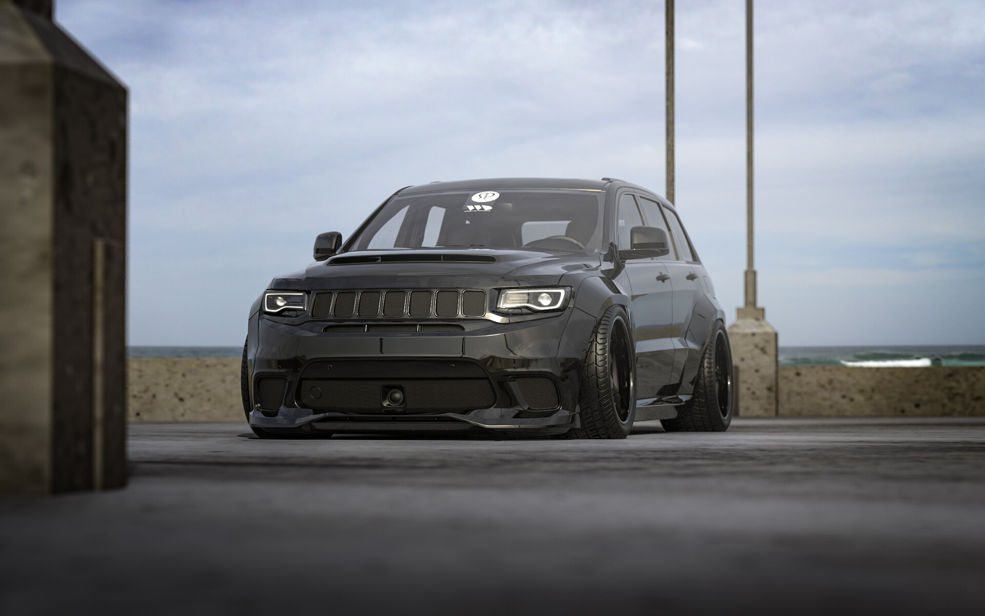 1920x1200 Jeep Trackhawk Diffsplitt Widebody Kit Looks Ready for Demon Power, Desktop