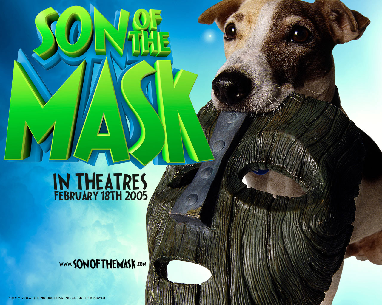 1280x1030 Download Wallpaper dog mask son of the, 1280x Film Son of the Mask, Desktop