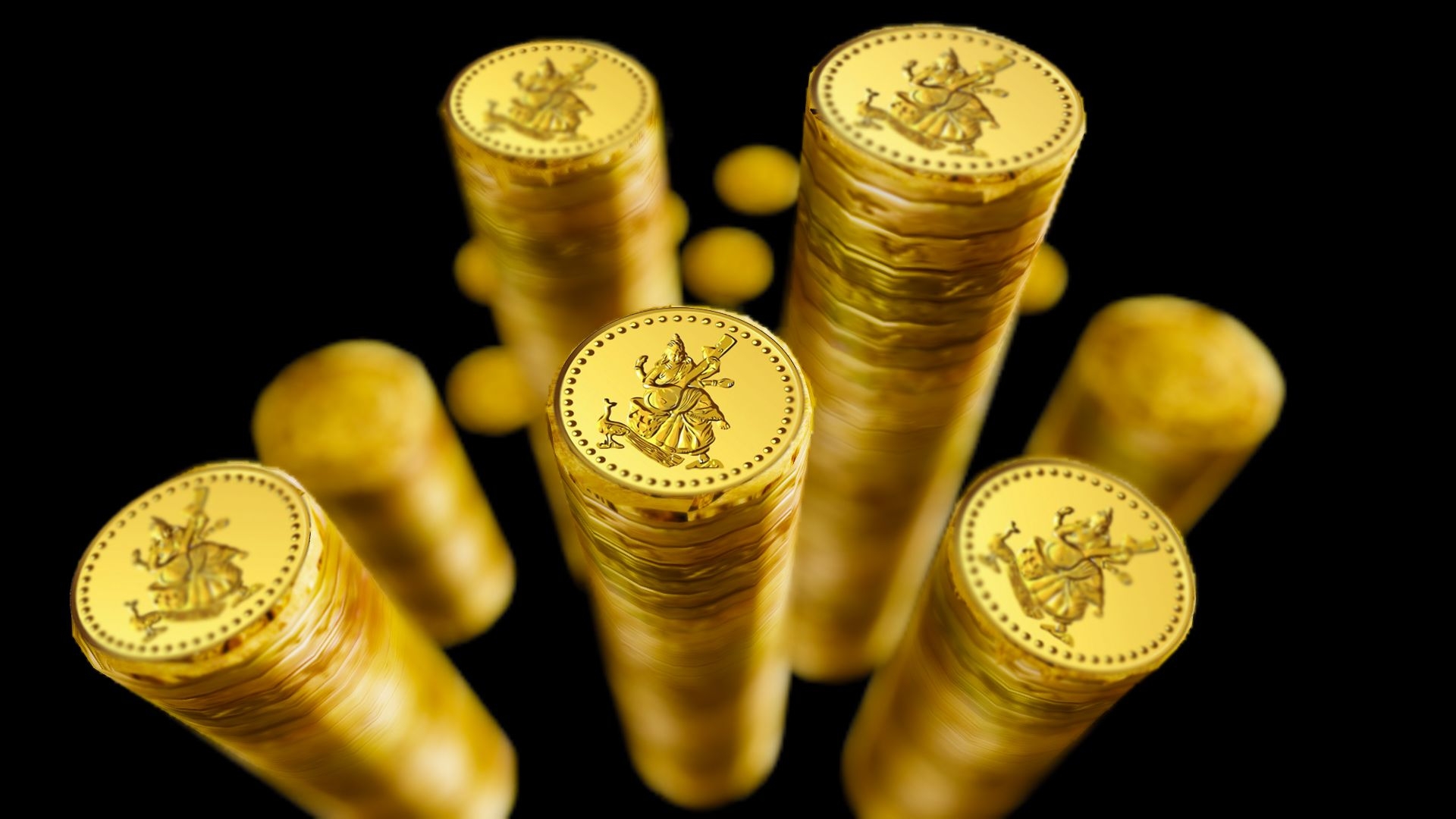 1920x1080 gold coins widescreen wallpaper chocolate gold coins high, Desktop