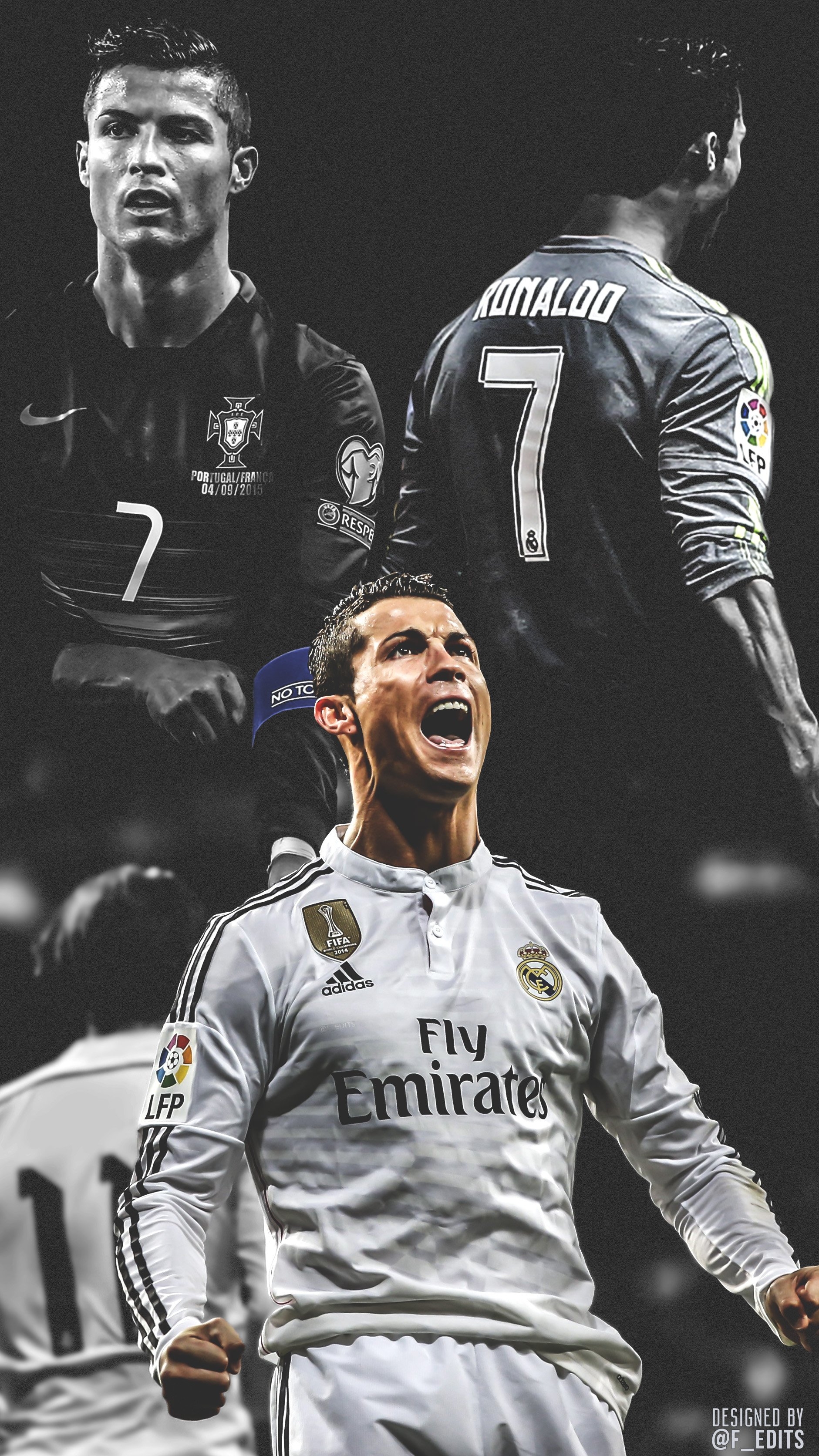 1890x3350 Fredrik Ronaldo wallpaper for your phone. #HalaMadrid #cr7 #ElClasico #RMFC are very very appreciated, Phone