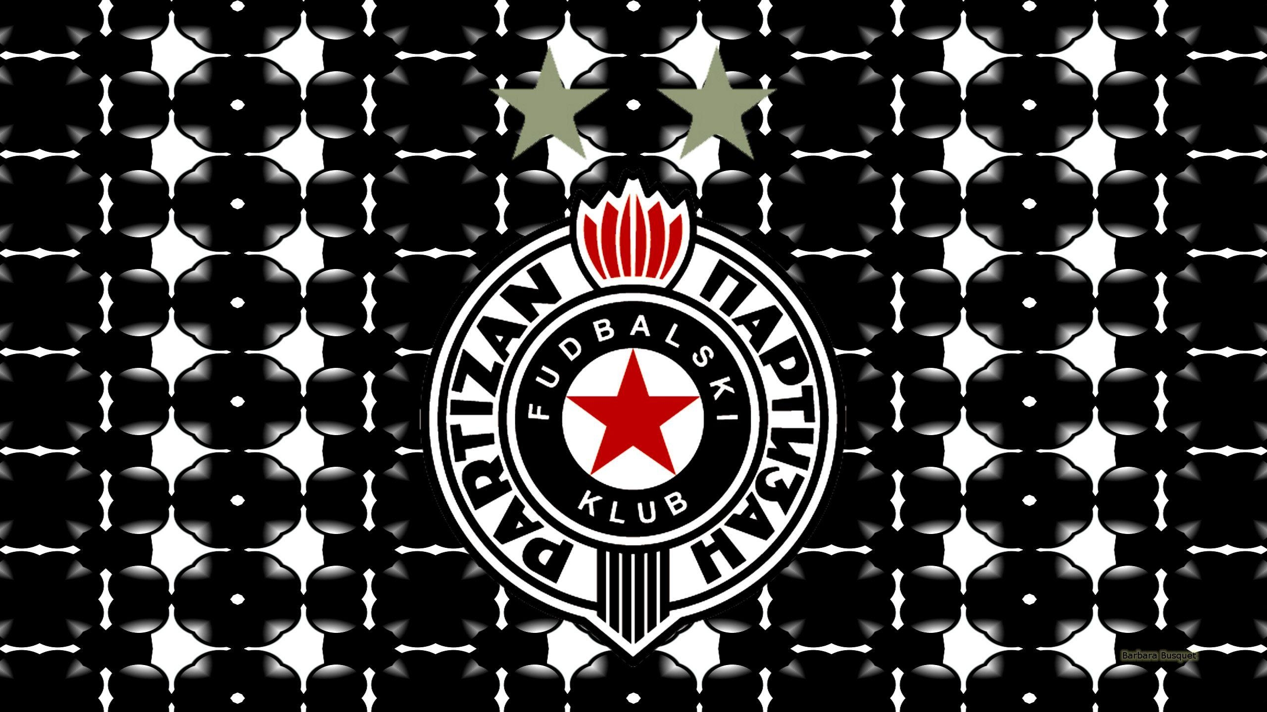 2560x1440 Partizan Belgrade logo wallpaper HD Wallpaper, Desktop