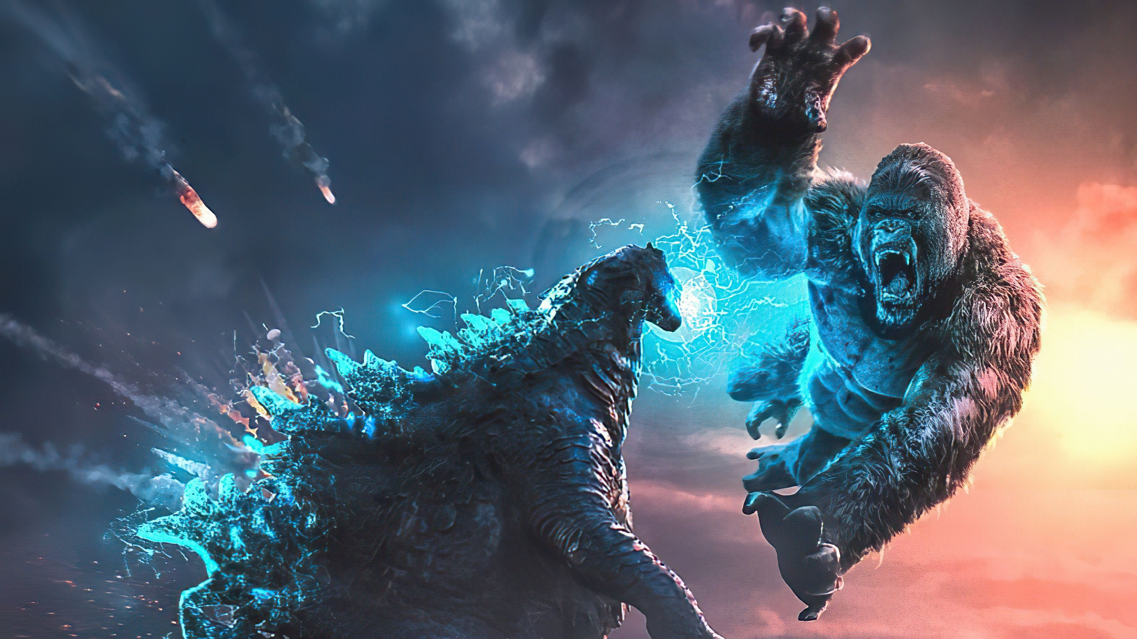 3840x2160 Wallpaper 4k Kong V Godzilla 4k Kong V Godzilla 4k wallpaper, Desktop