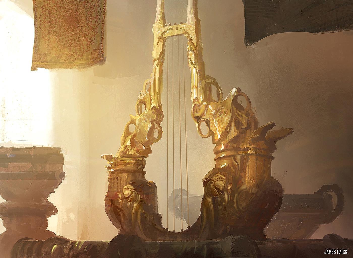 1400x1030 Magic The Gathering Song Lyre, Desktop