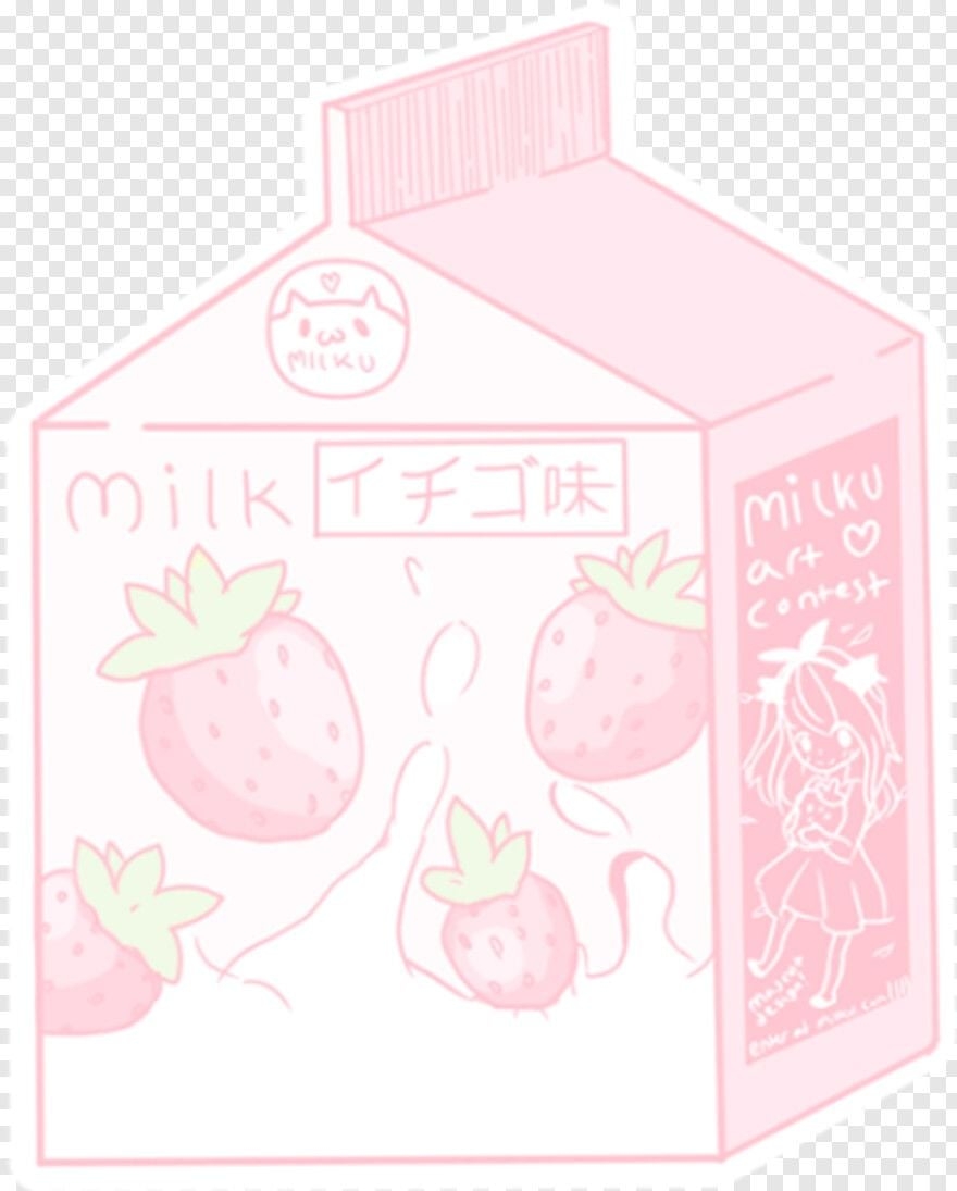 880x1100 Japan Milk Aesthetic Kawaij, Transparent Png PNG Image, Phone