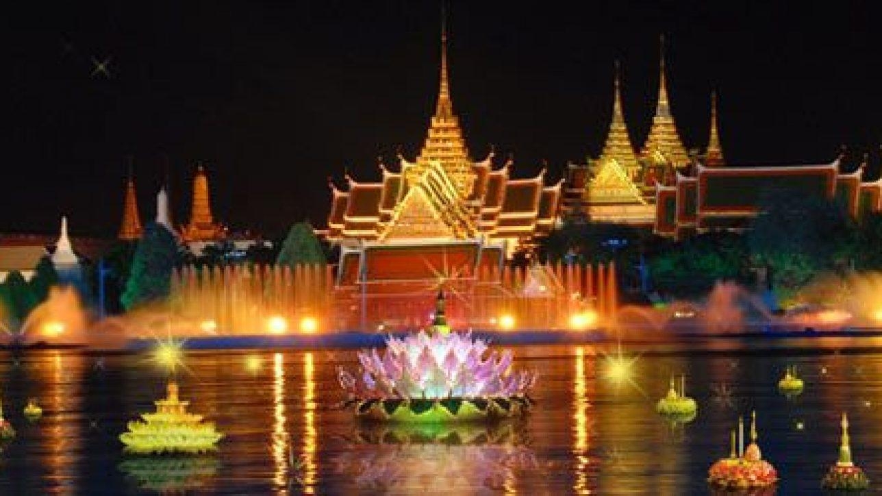 1290x730 Loy Krathong 2017 in picture, Desktop