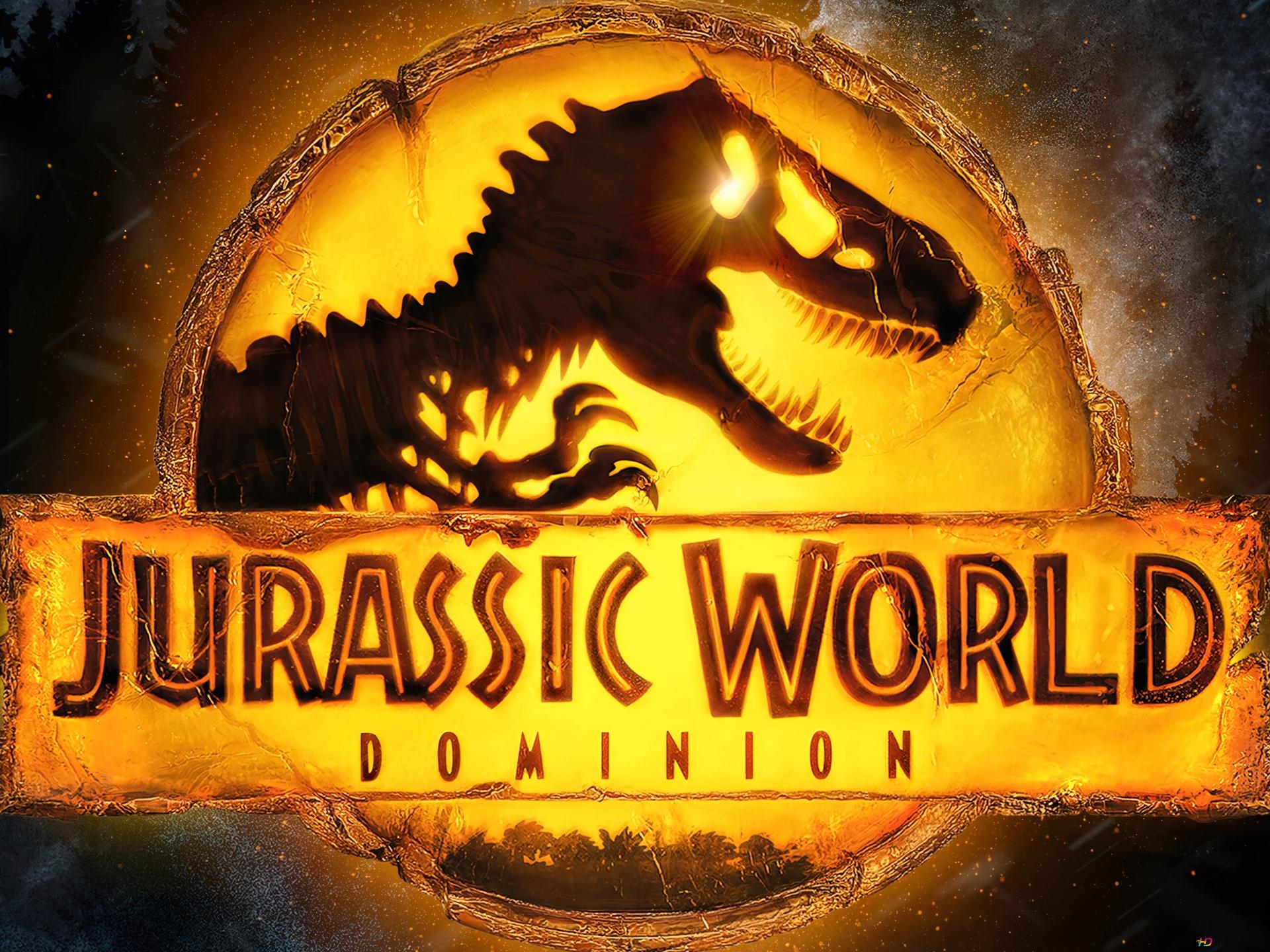 1920x1440 Jurassic World: Dominion Dinosaur Logo 4K wallpaper download, Desktop