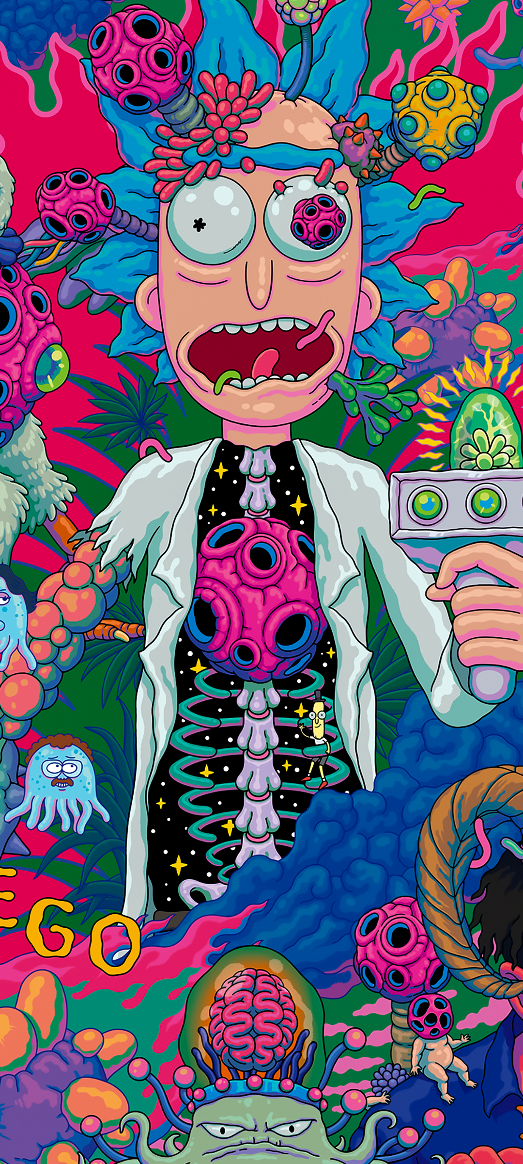 1080x2400 Rick and Morty Wallpaper iPhone, Phone