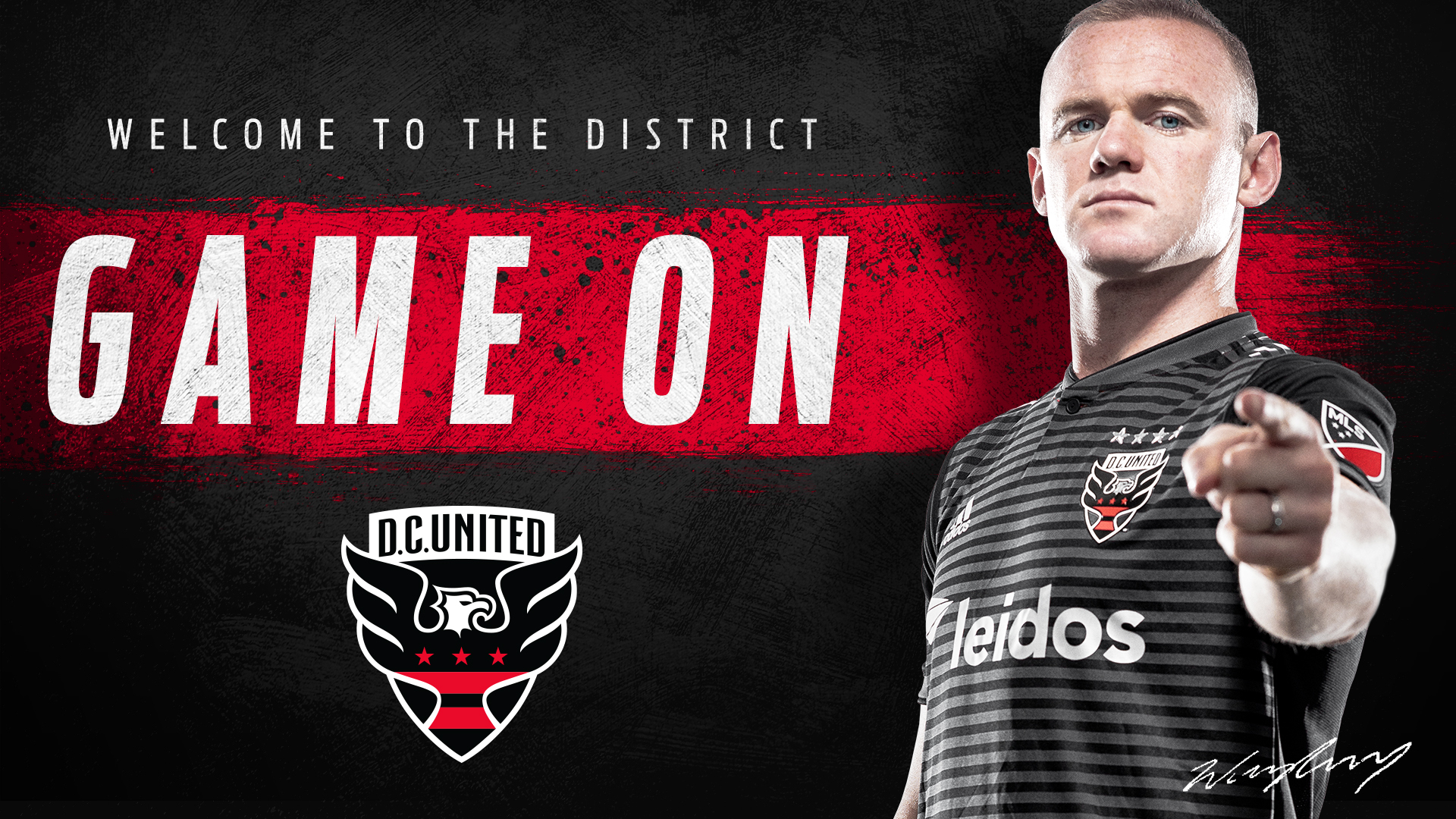 1920x1080 United sign EPL legend Wayne Rooney. D.C. United, Desktop