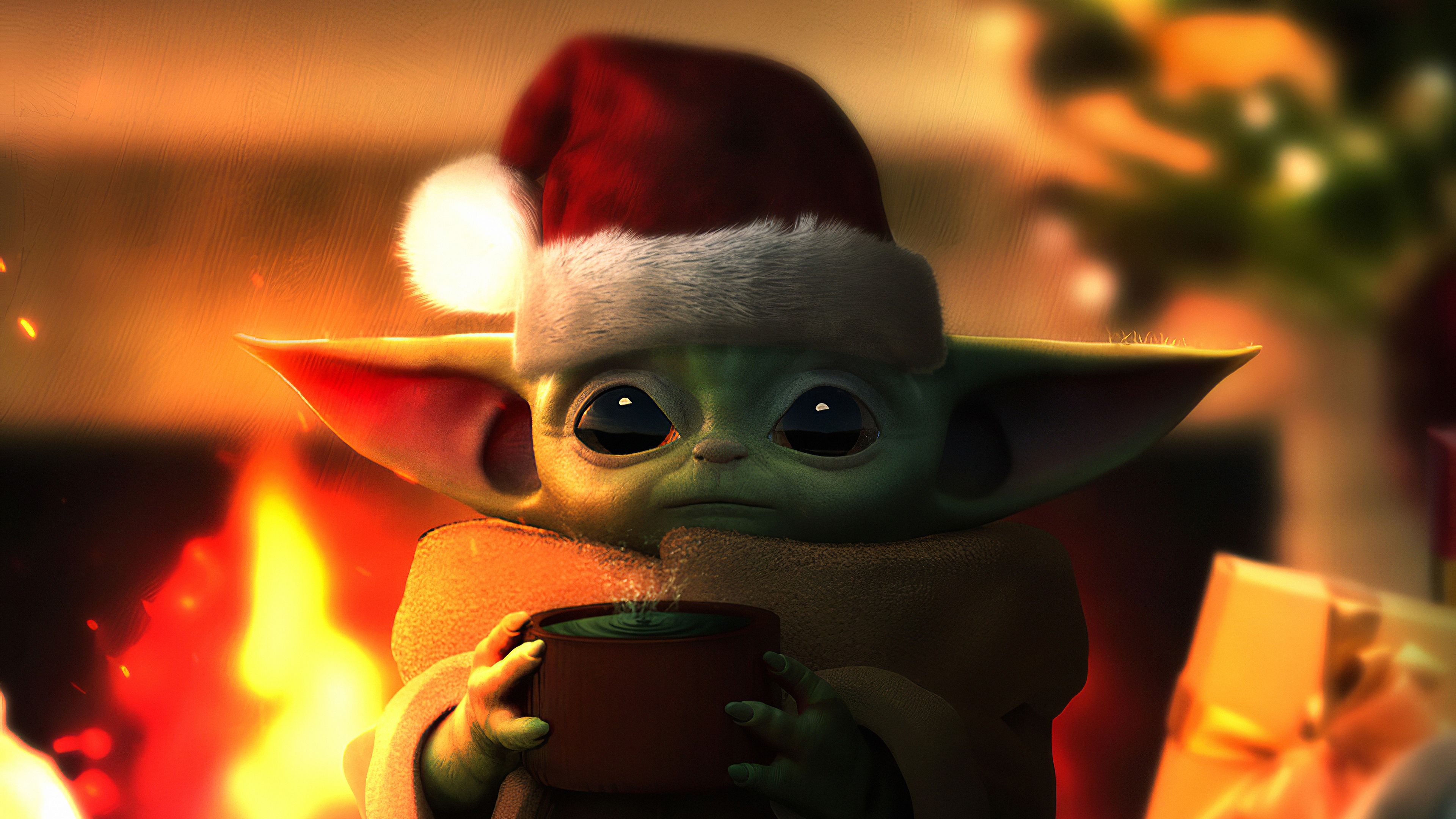 3840x2160 Baby Yoda Christmas, HD Tv Shows, 4k Wallpaper, Image, Background, Photo and Picture, Desktop