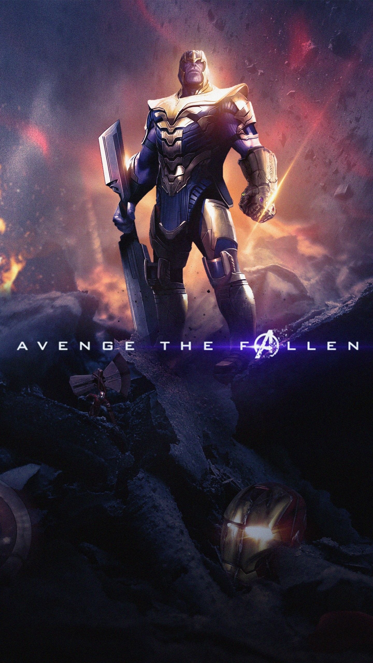 1440x2560 Thanos Endgame Wallpaper, Phone