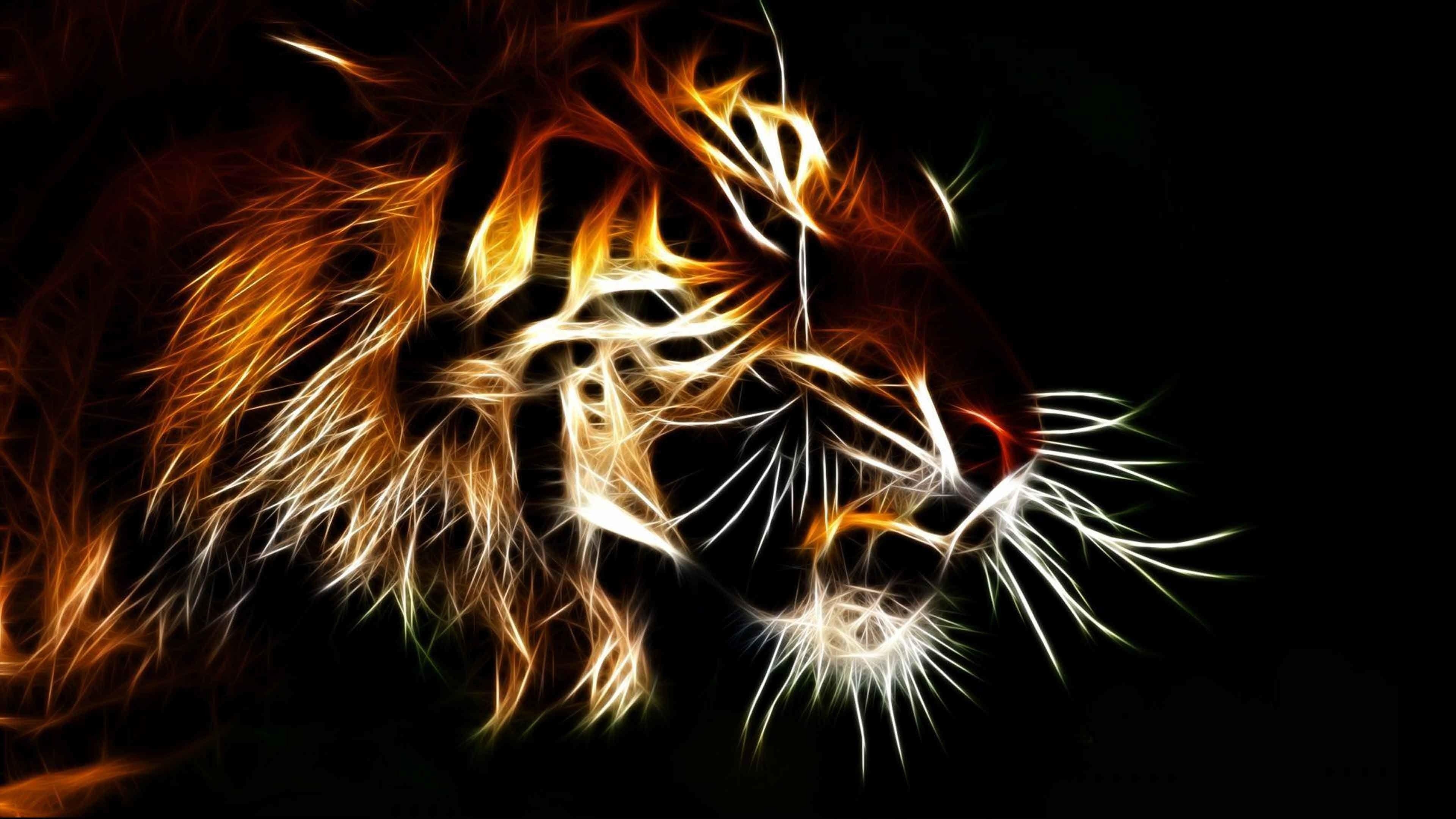 3840x2160 Tiger Wallpaper Full HD, Desktop