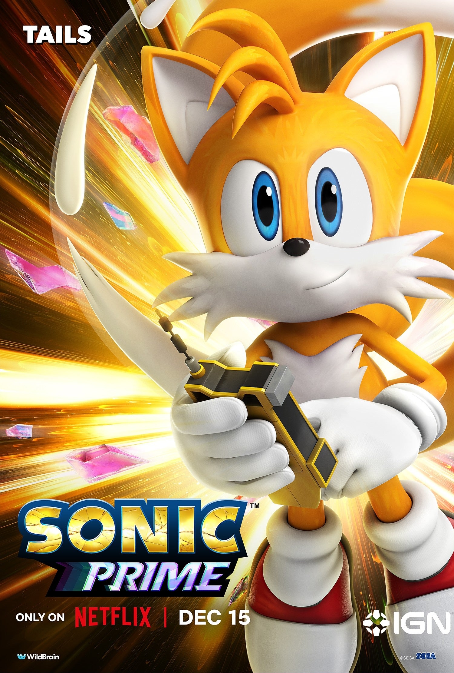 1500x2230 Sonic Prime: Exclusive Release Date and Character Posters Reveal for Netflix Animated Series, Phone