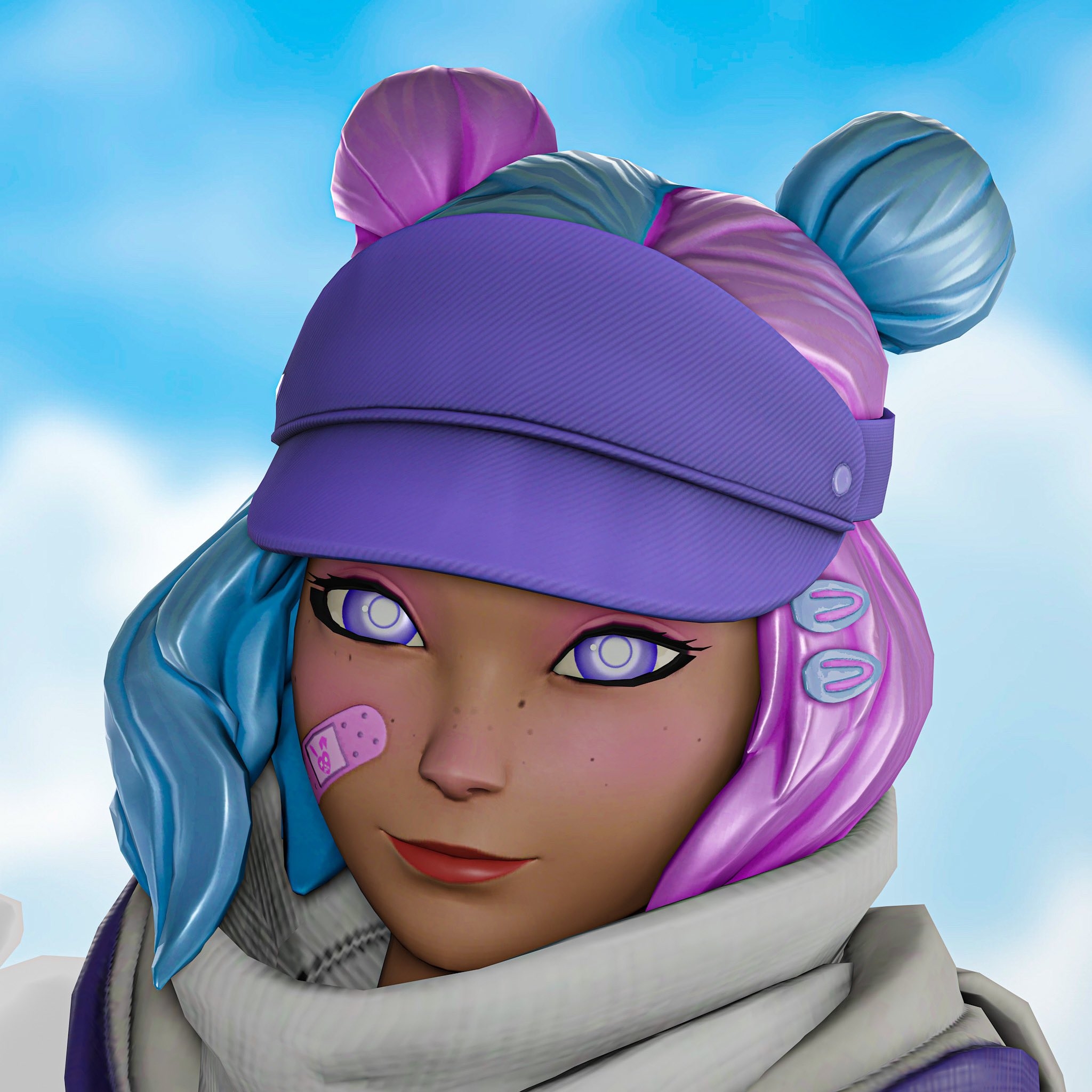 2050x2050 Leelah Fortnite wallpaper, Phone