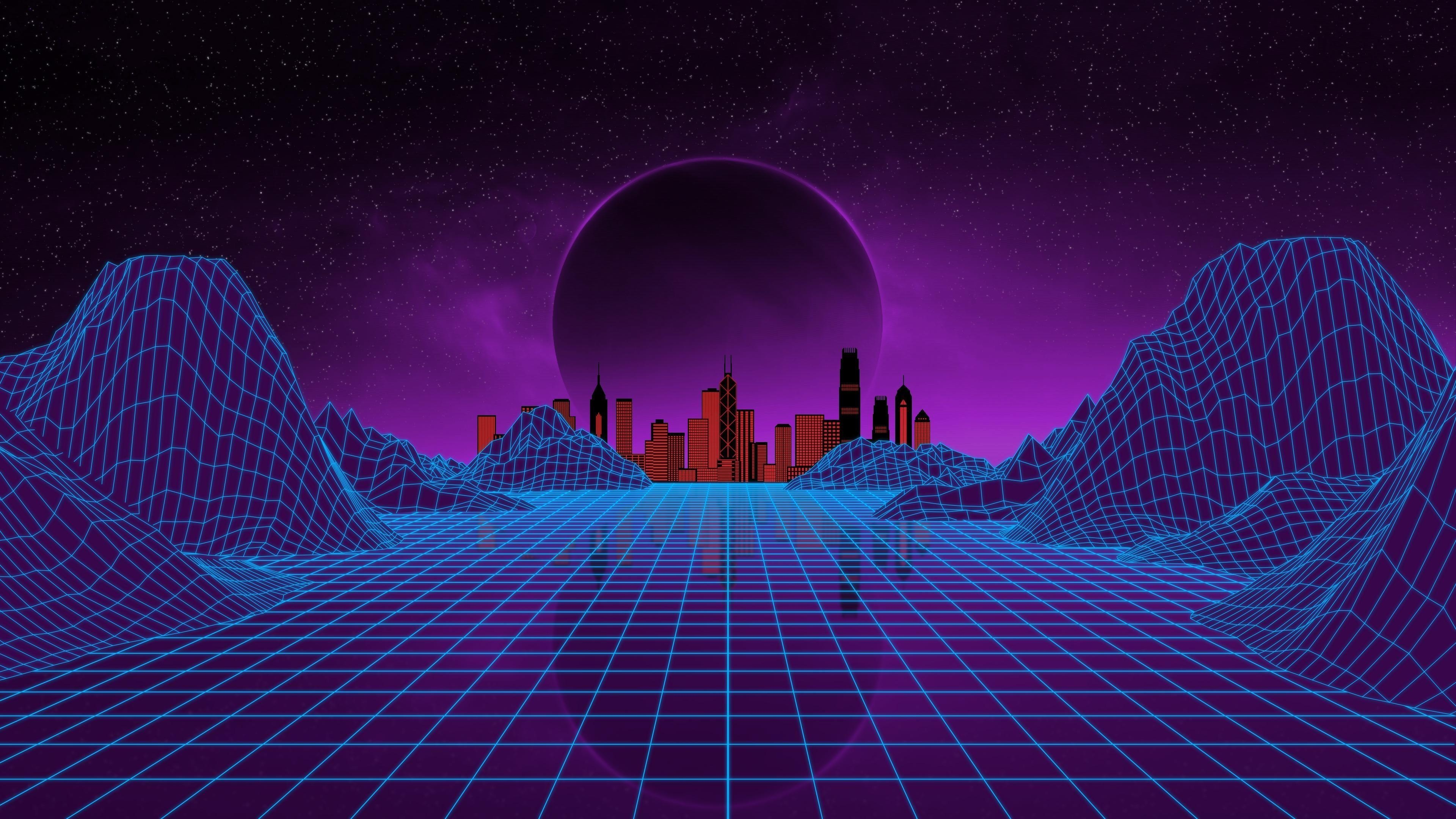 3840x2160 Synthwave Wallpaper. Wallpaper Studio 10. Tens of thousands HD, Desktop