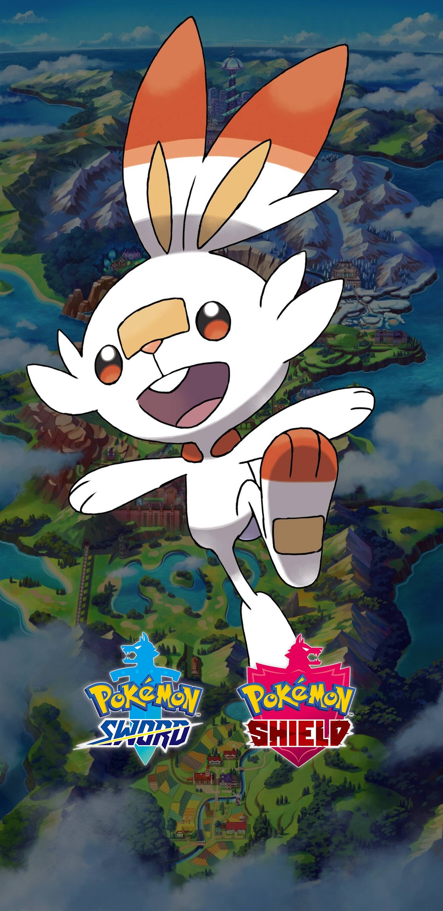 1440x2960 Pokemon Sword and Shield Scorbunny Wallpaper. Cat with Monocle, Phone