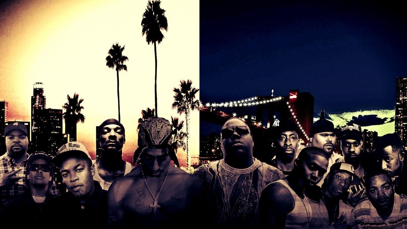 1370x770 West Coast & East Coast Hip Hop Wallpaper. Wallpaper, Desktop