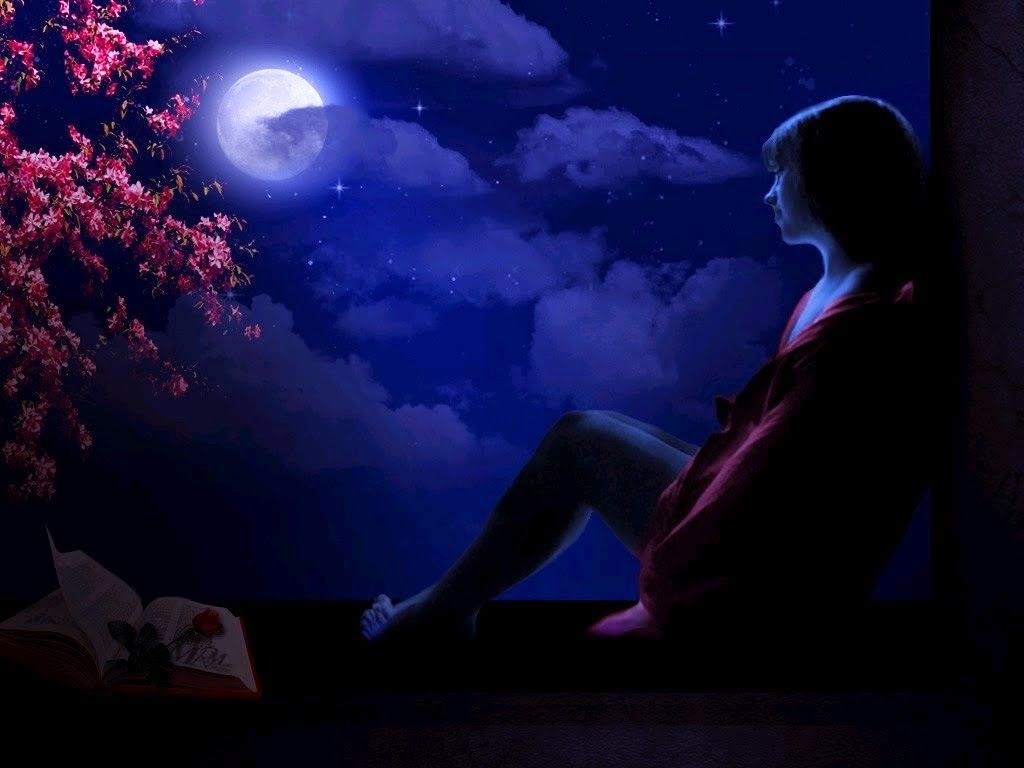 1030x770 Alone At Night Girl Wallpaper For Whatsapp Alone In, Desktop